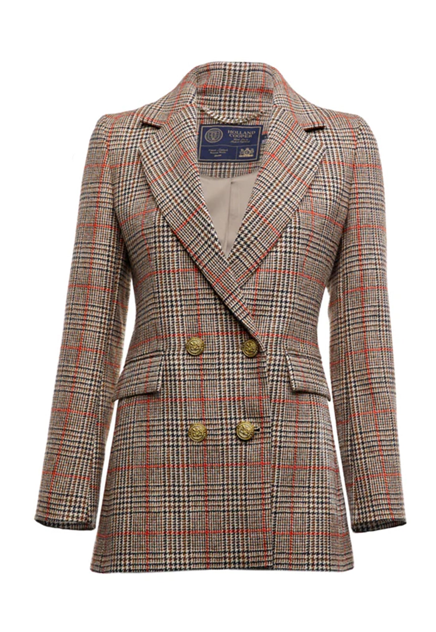 Double Breasted Blazer - Orange Windsor