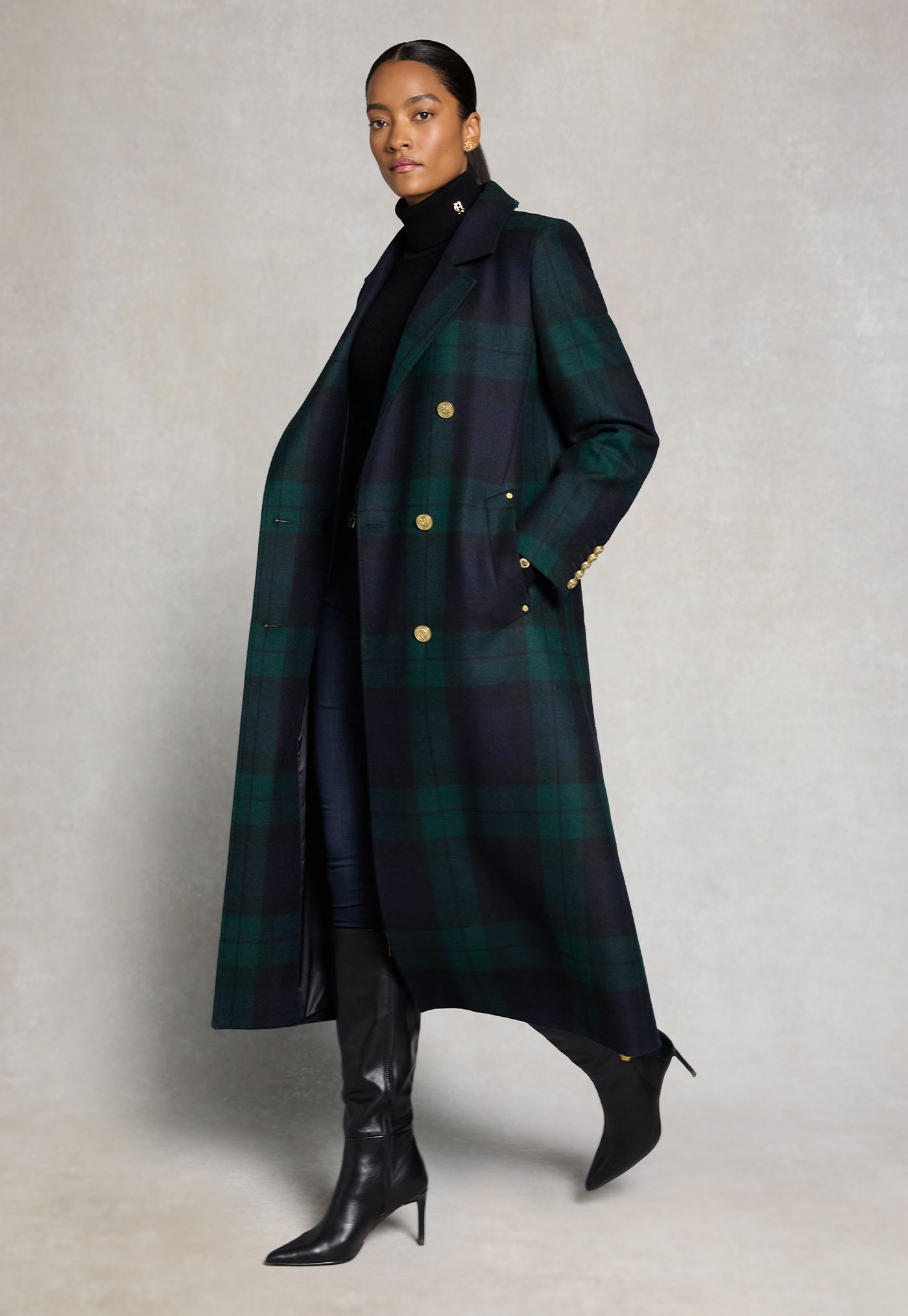 Double Breasted Coat - Blackwatch