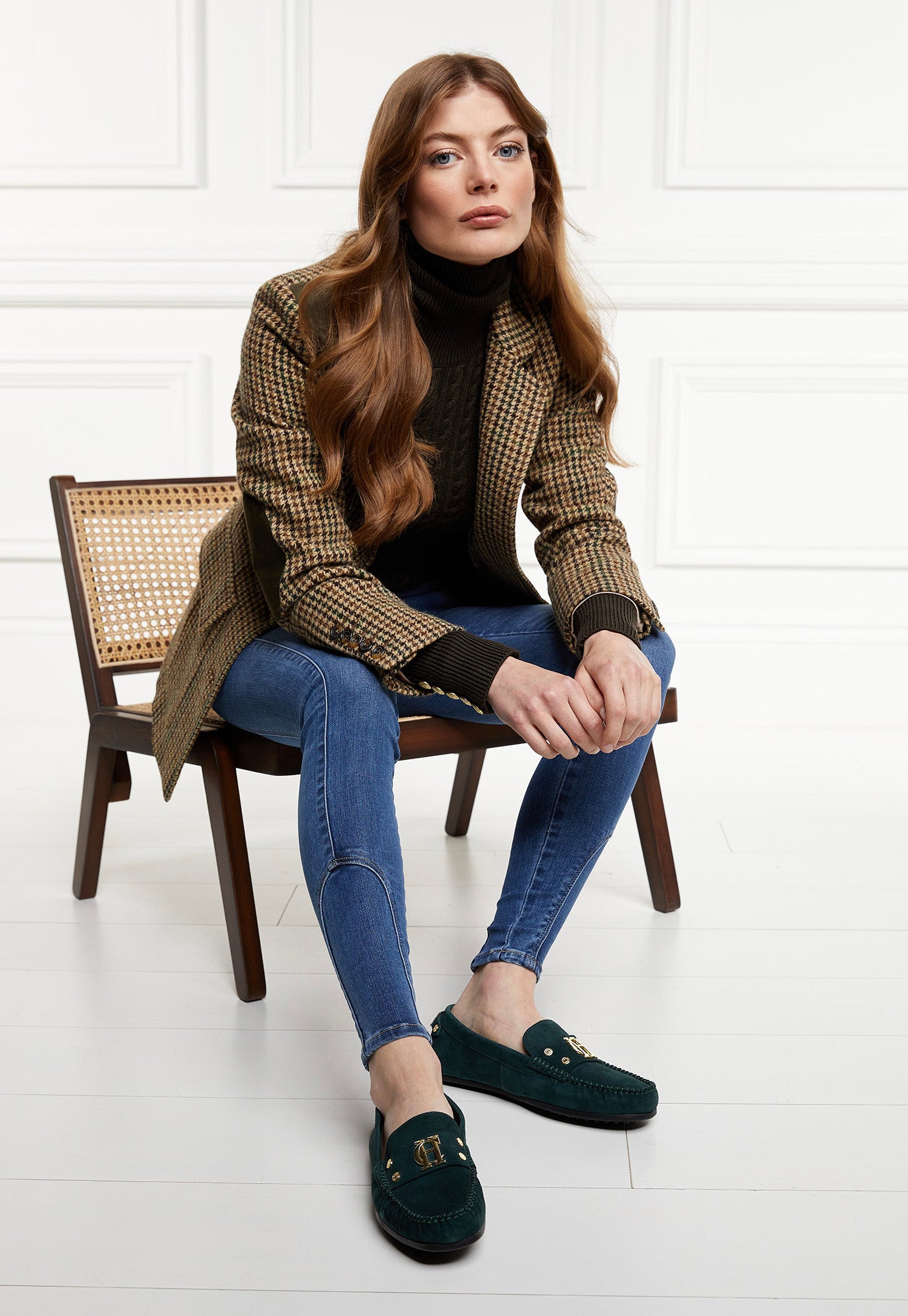 The Driving Loafer - Emerald sold by Angel Divine