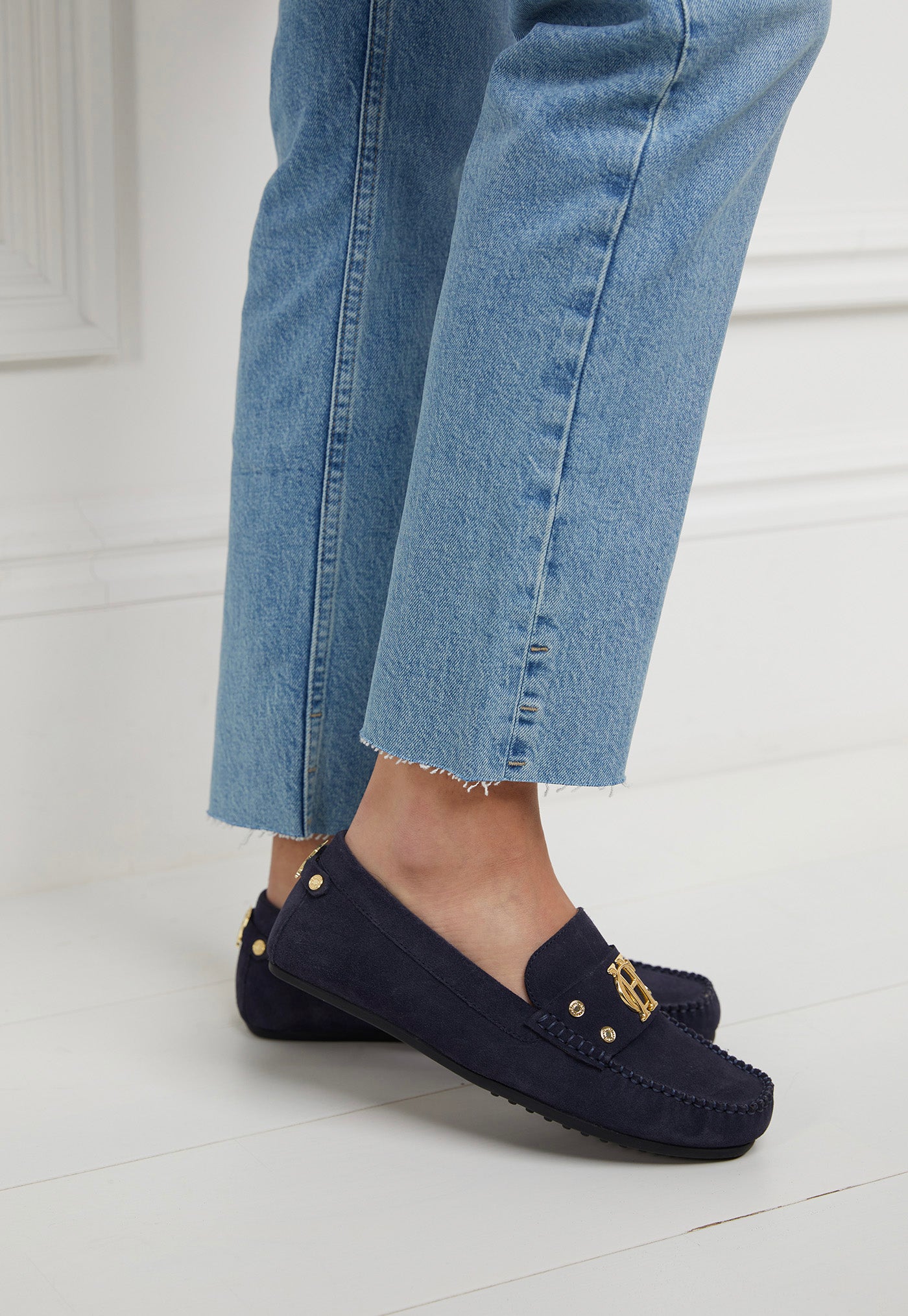 The Driving Loafer - Ink Navy sold by Angel Divine