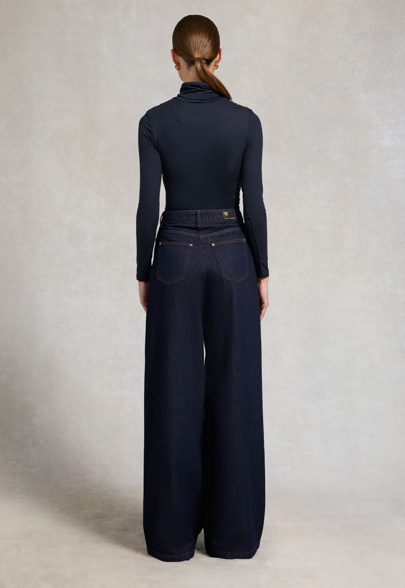 Essential Roll Neck - Ink Navy