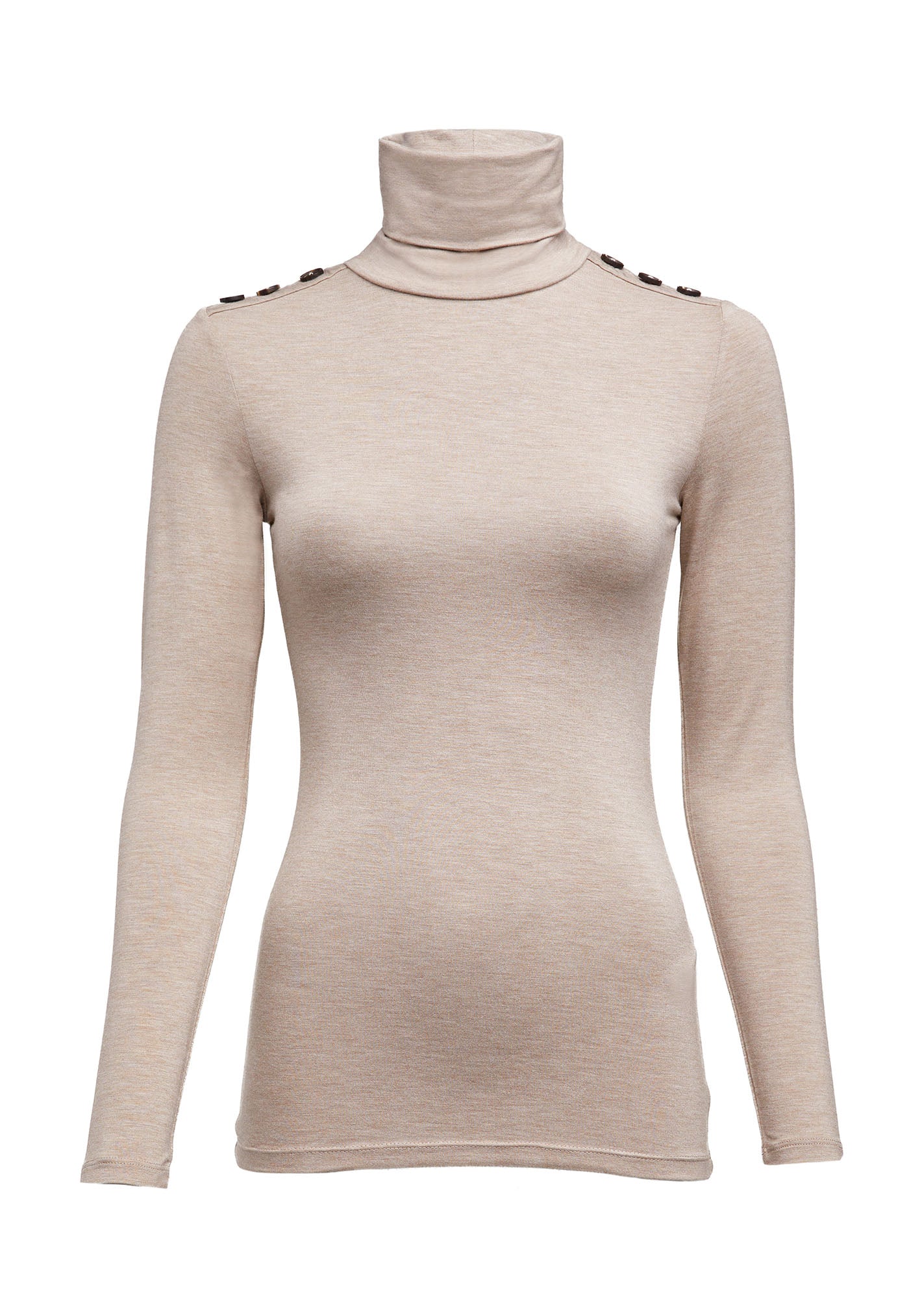 Essential Roll Neck - Oatmeal