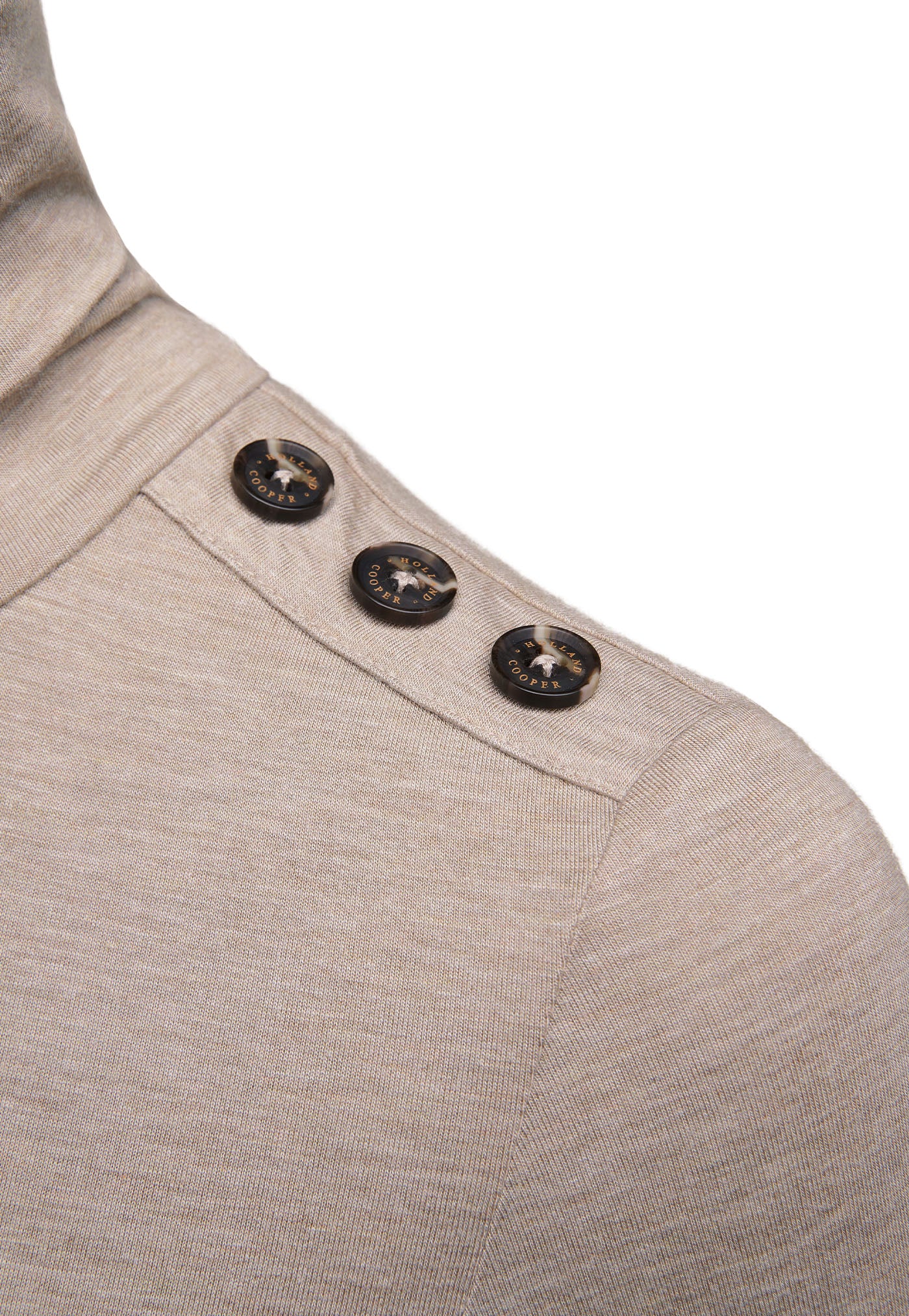 Essential Roll Neck - Oatmeal