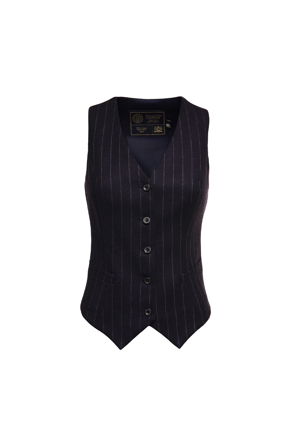 Hampton Waistcoat - Navy Chalk Pinstripe