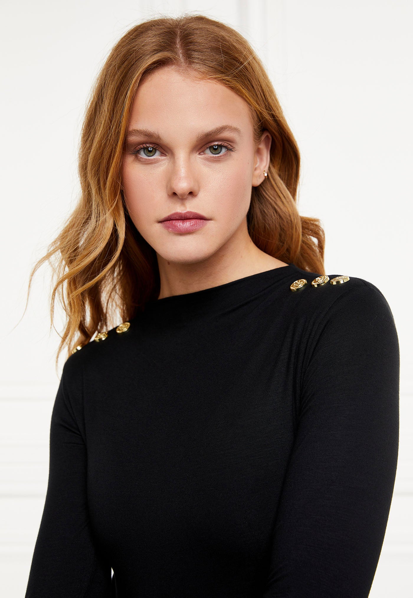 Harper Long Sleeve Bodysuit - Black sold by Angel Divine