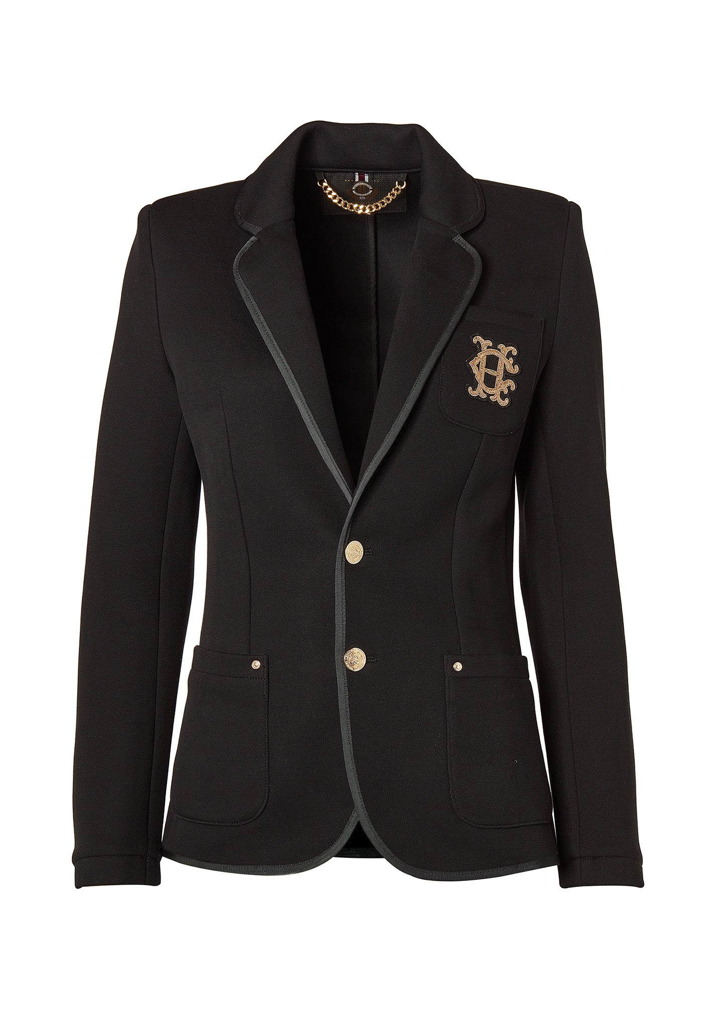 Henley Blazer - Black
