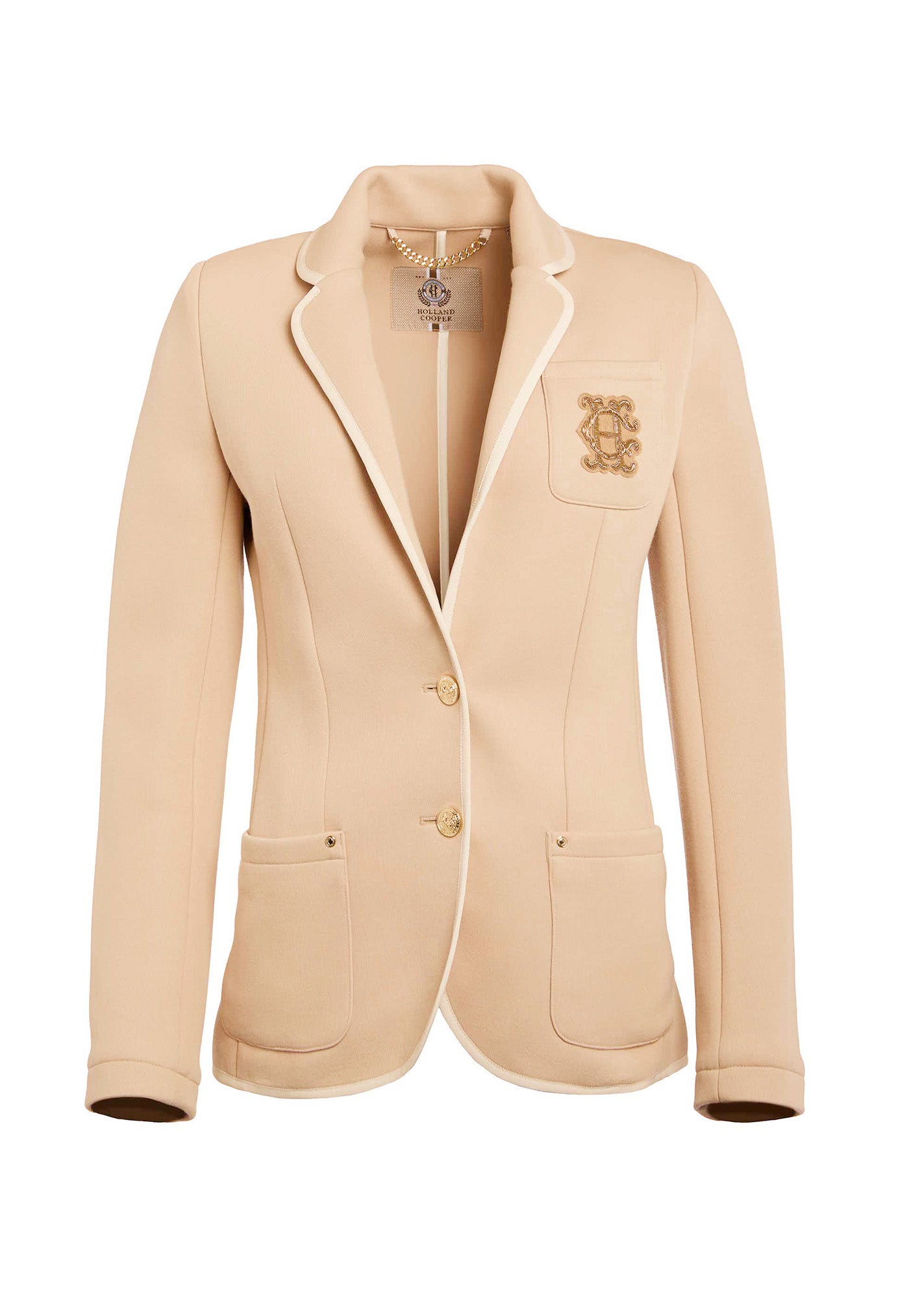 Henley Blazer - Camel