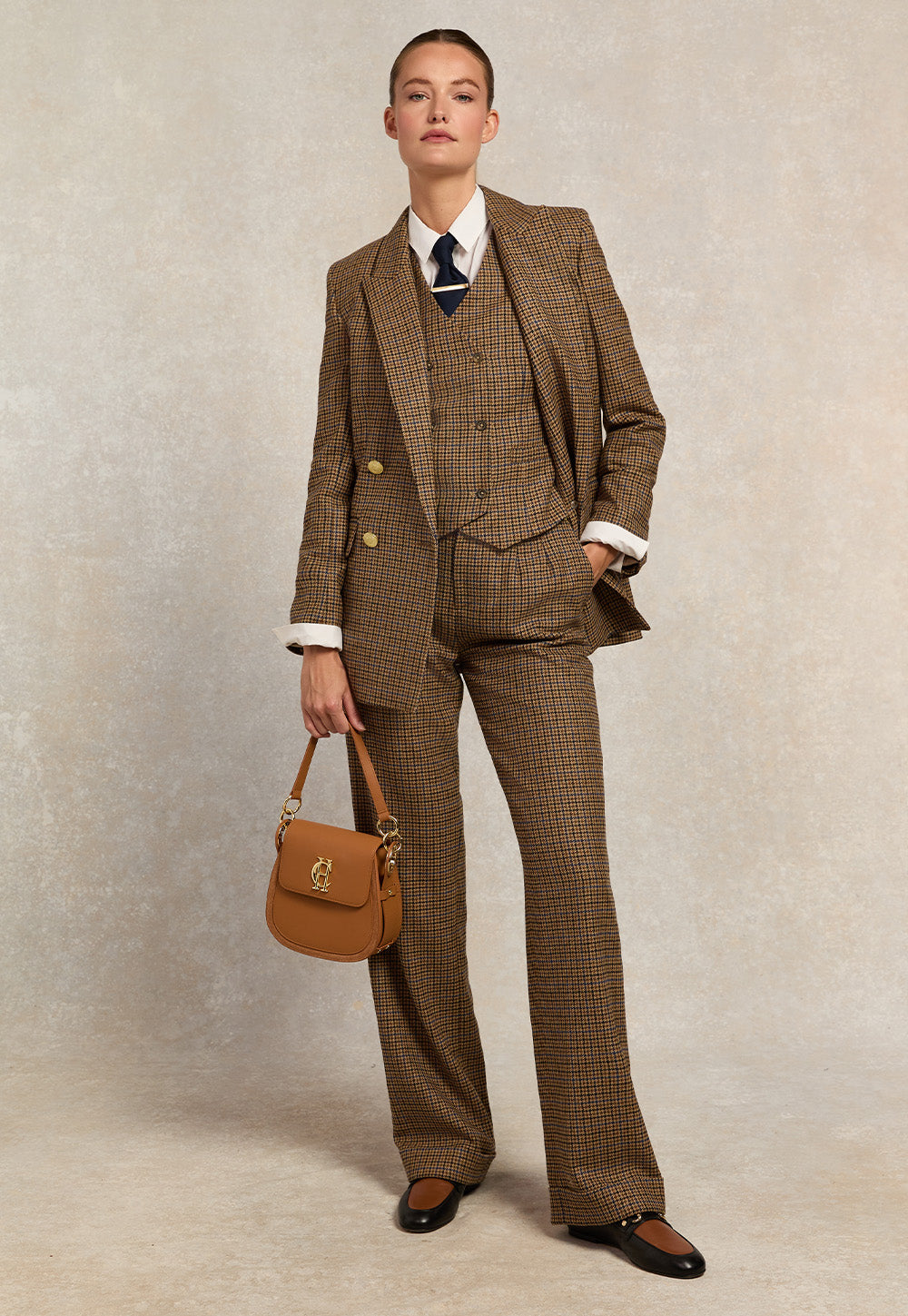 Kensington Waistcoat - Abbot Check Tweed