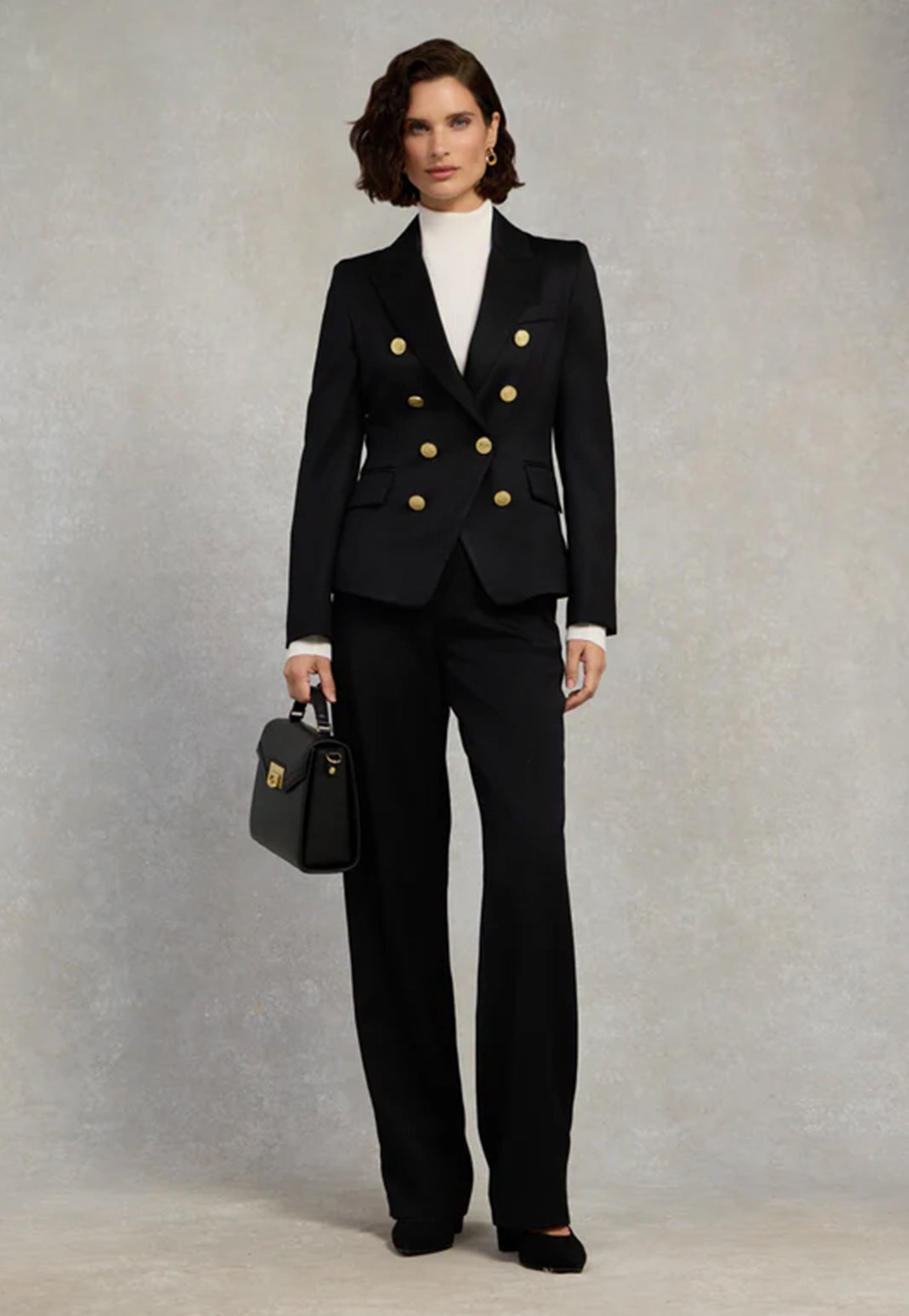 Knightsbridge Blazer - Black Barathea