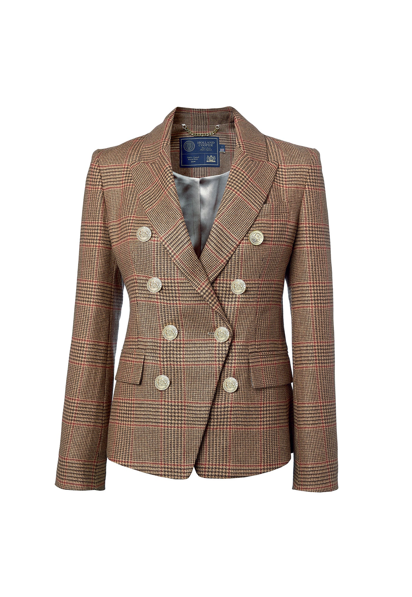 Knightsbridge Blazer - Clarence Check Merlot