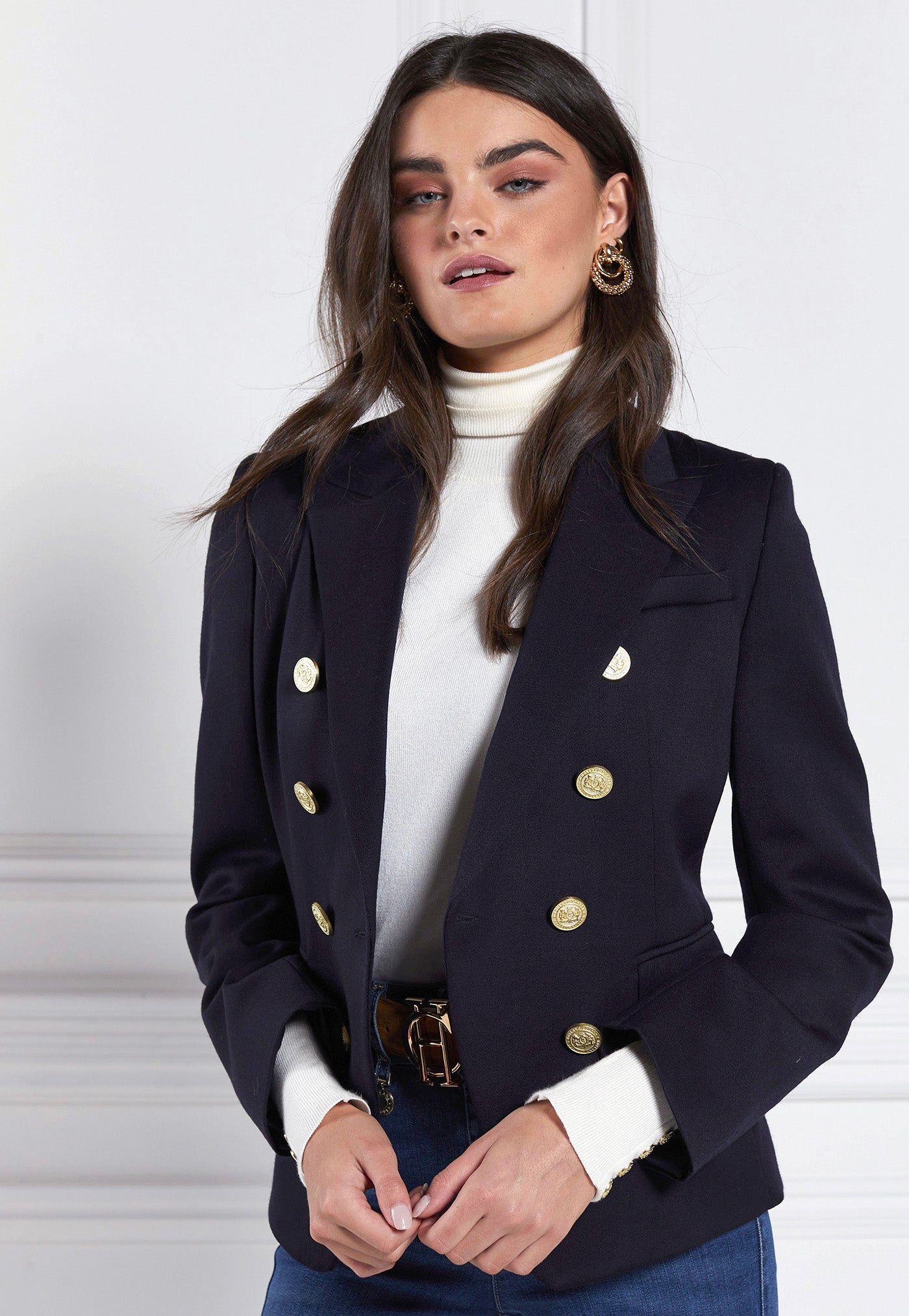 Knightsbridge Blazer - Navy Barathea sold by Angel Divine