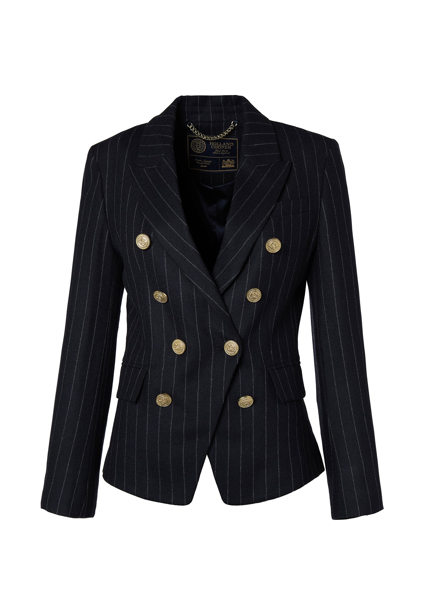Knightsbridge Blazer - Navy Chalk Pinstripe