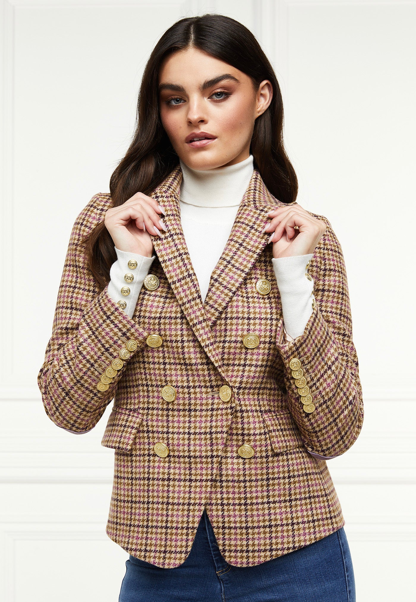 Knightsbridge Blazer - Sudeley Pink Tweed sold by Angel Divine