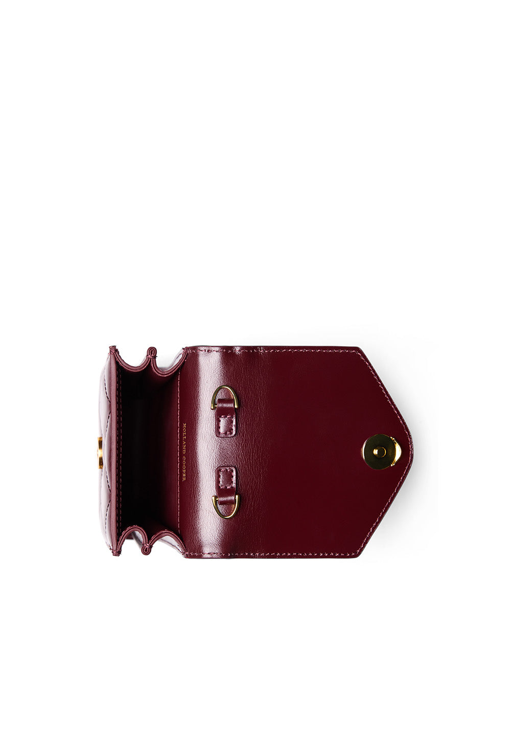 Knightsbridge Phone Pouch - Oxblood Quilted