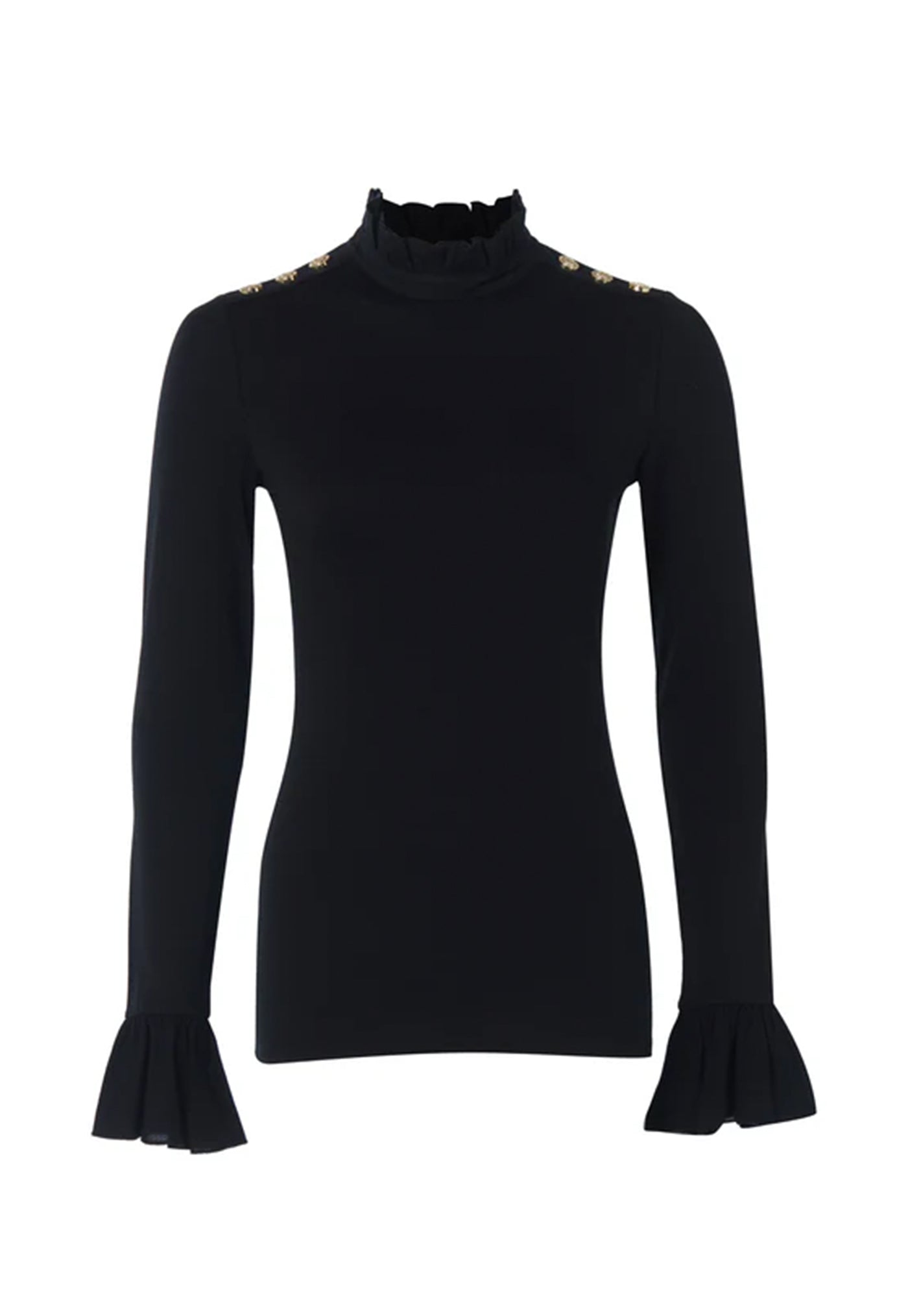 Lilibet Jersey Tee - Black