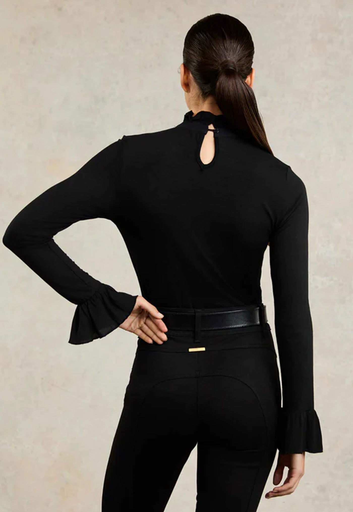 Lilibet Jersey Tee - Black