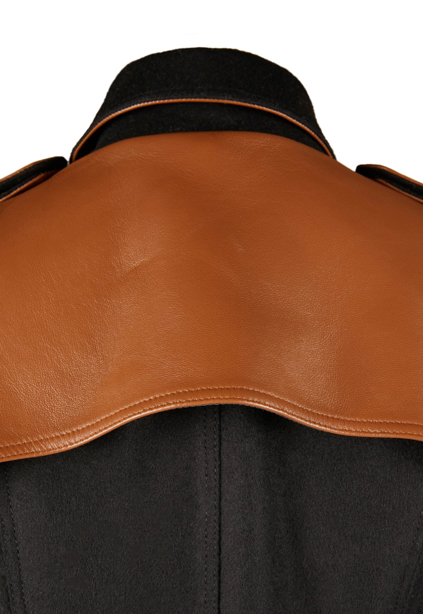 Marlborough Trench Coat - Black Tan sold by Angel Divine
