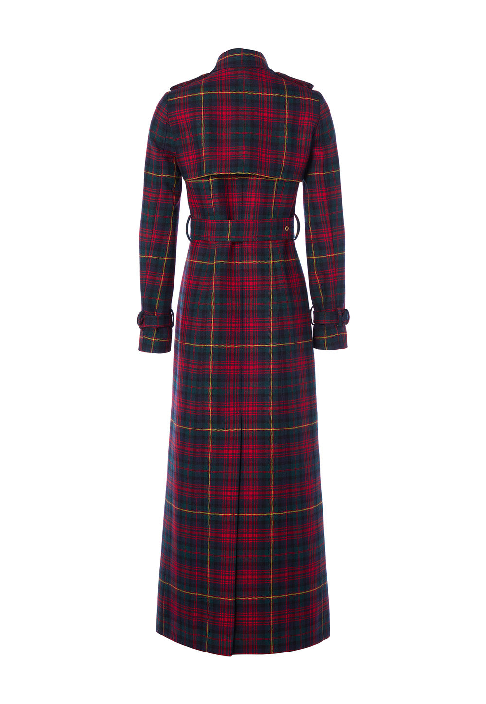 Marlborough Trench Coat Full Length - Logan Tartan