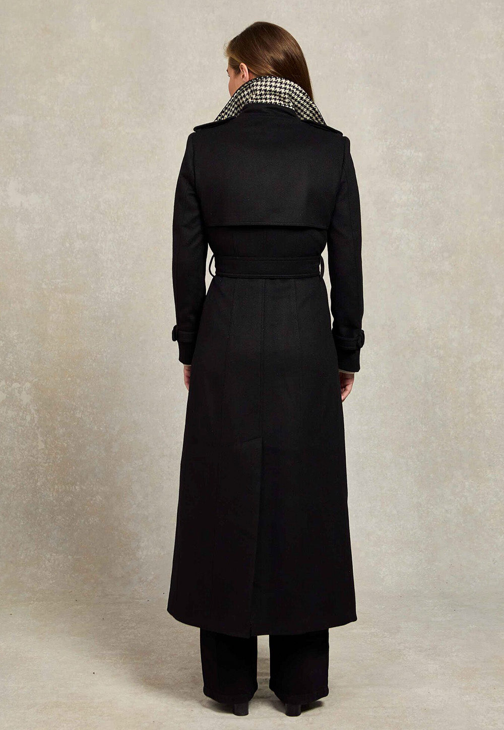 Marlborough Trench Coat Full Length - Soft Black