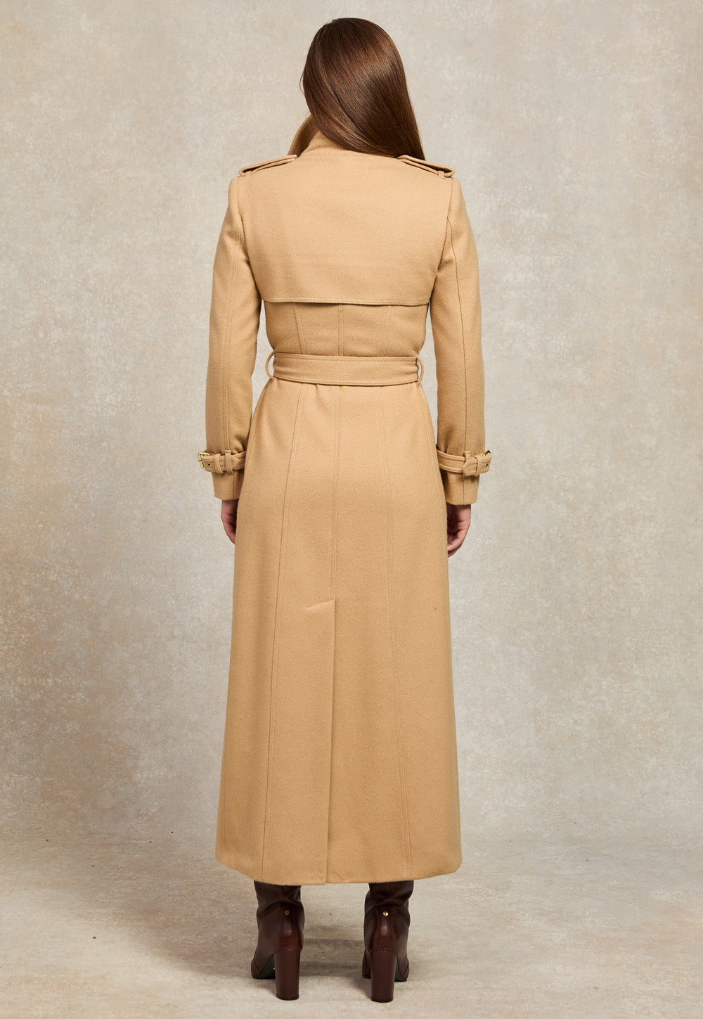 Marlborough Trench Coat Full Length - Camel