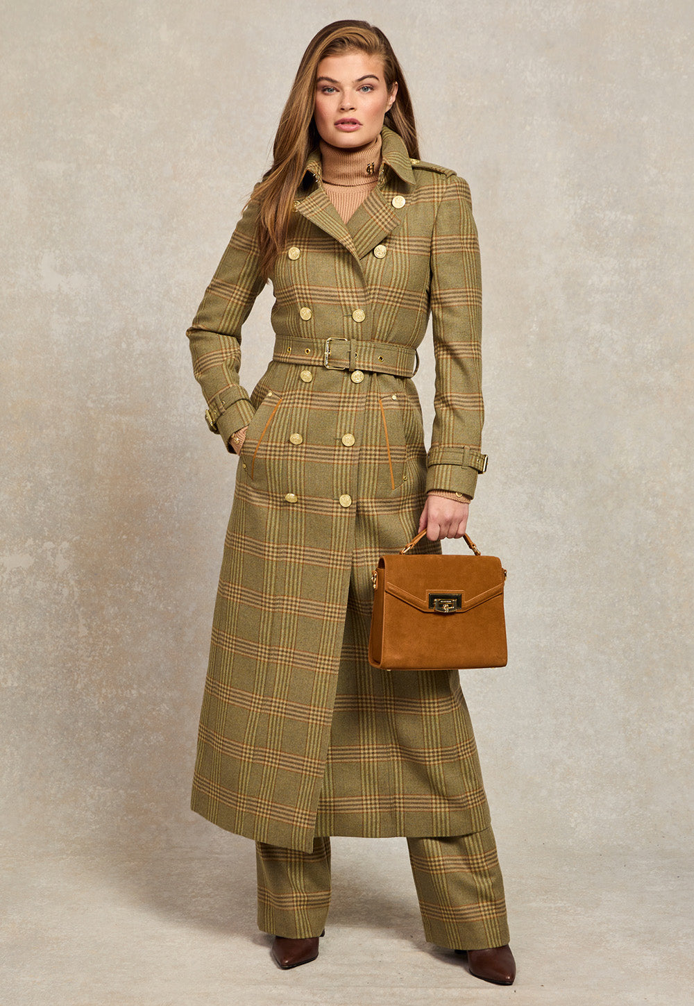 Marlborough Trench Coat Full Length - Leveret