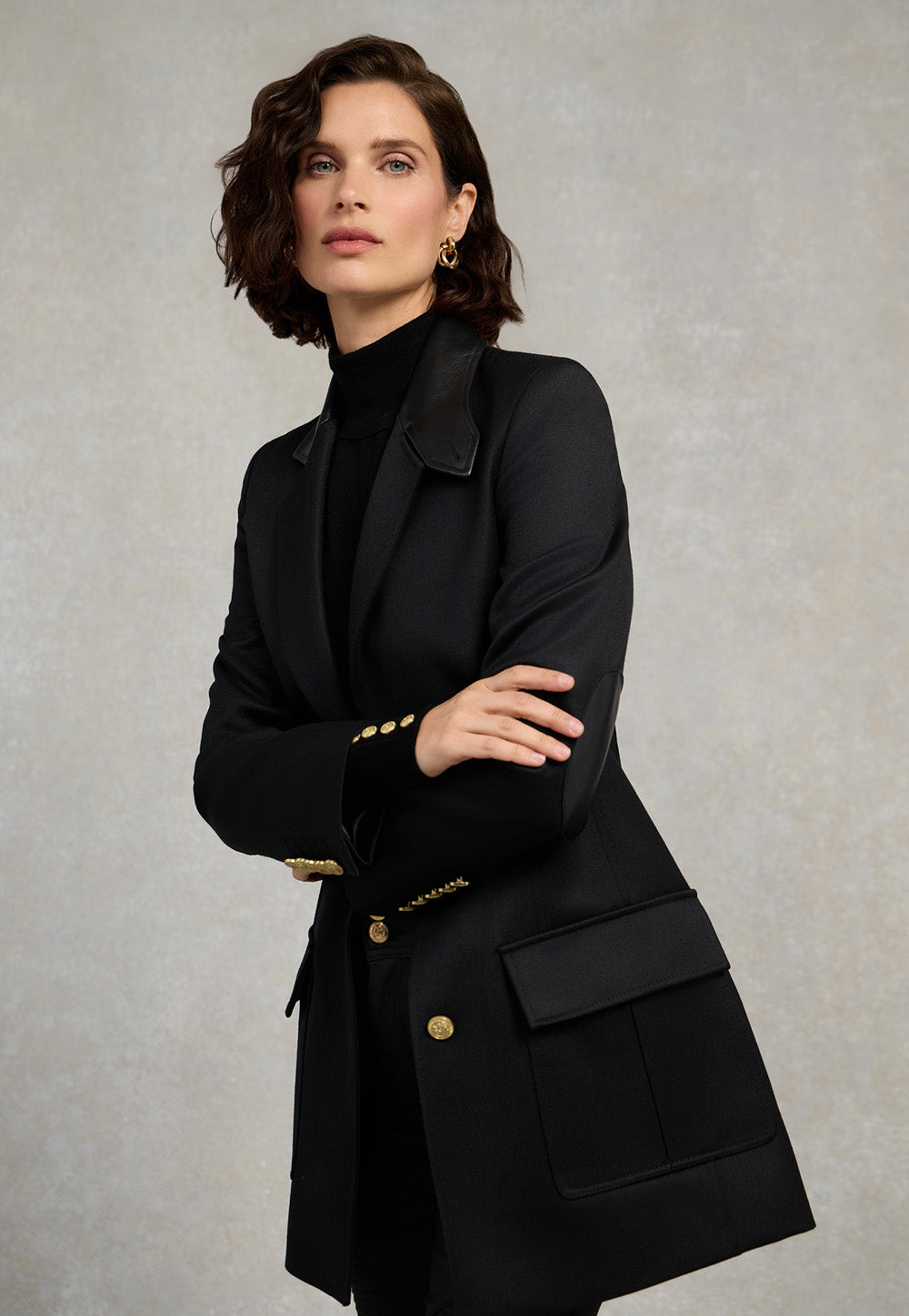 Mayfair Blazer - Black Twill