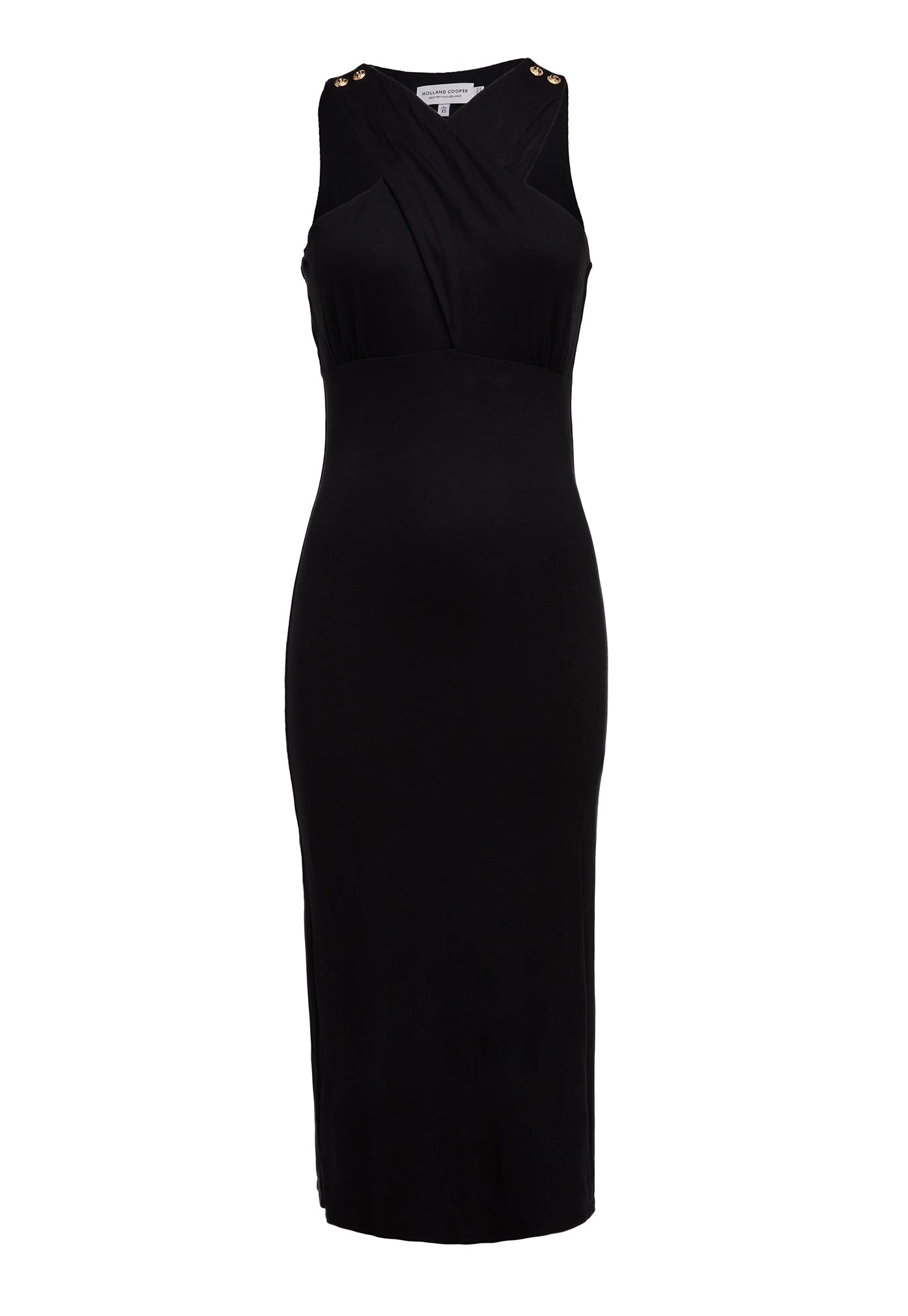 Mayfair Midi Dress - Black sold by Angel Divine