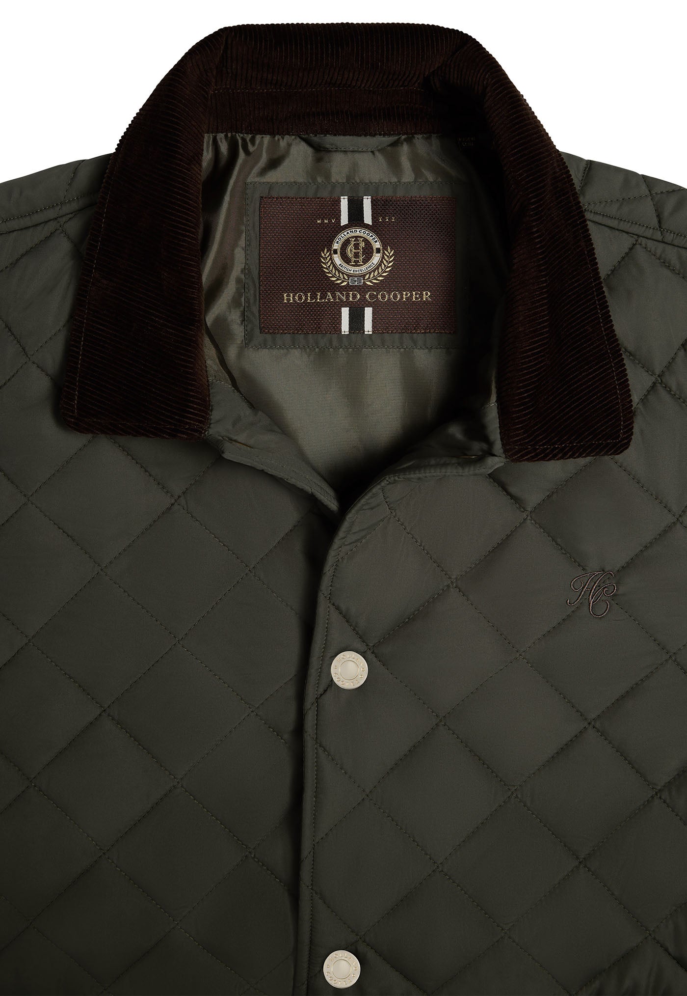 Men's Quilted Liner Jacket - Army Khaki