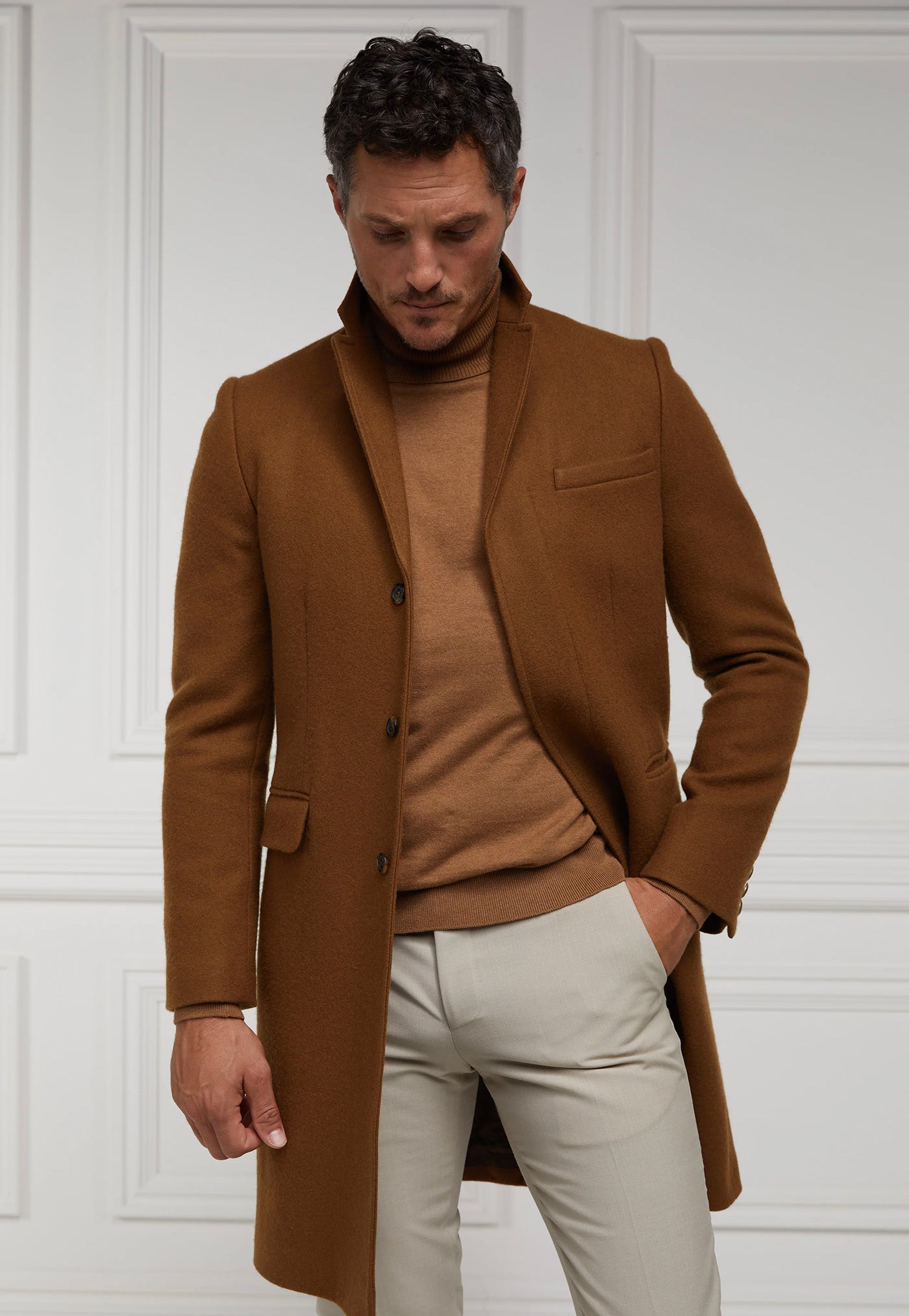 The Cheltenham Coat - Dark Camel