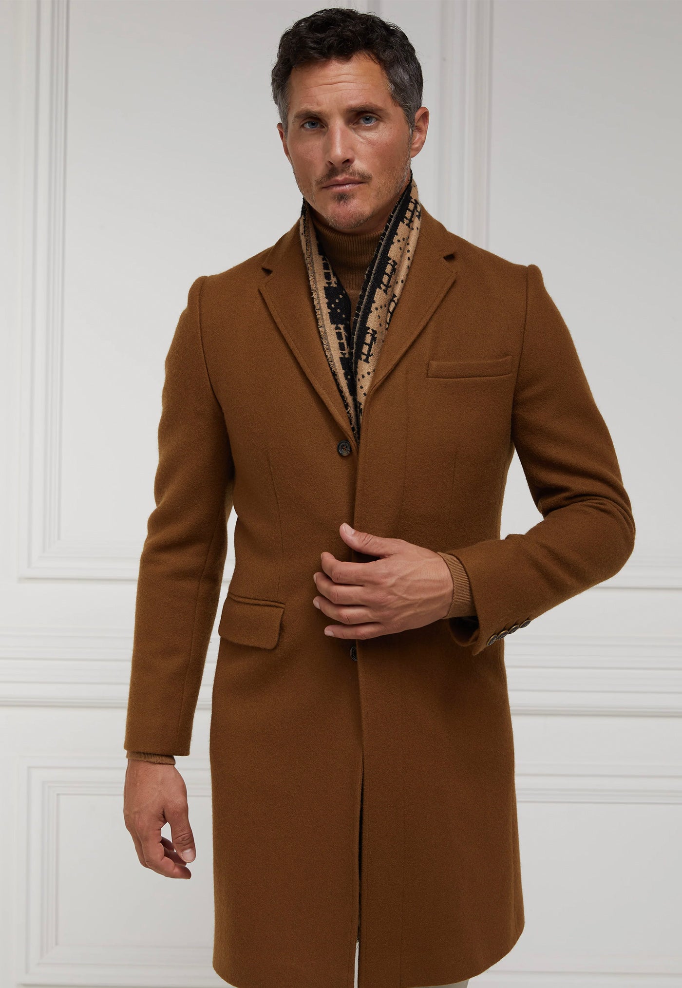 The Cheltenham Coat Dark Camel