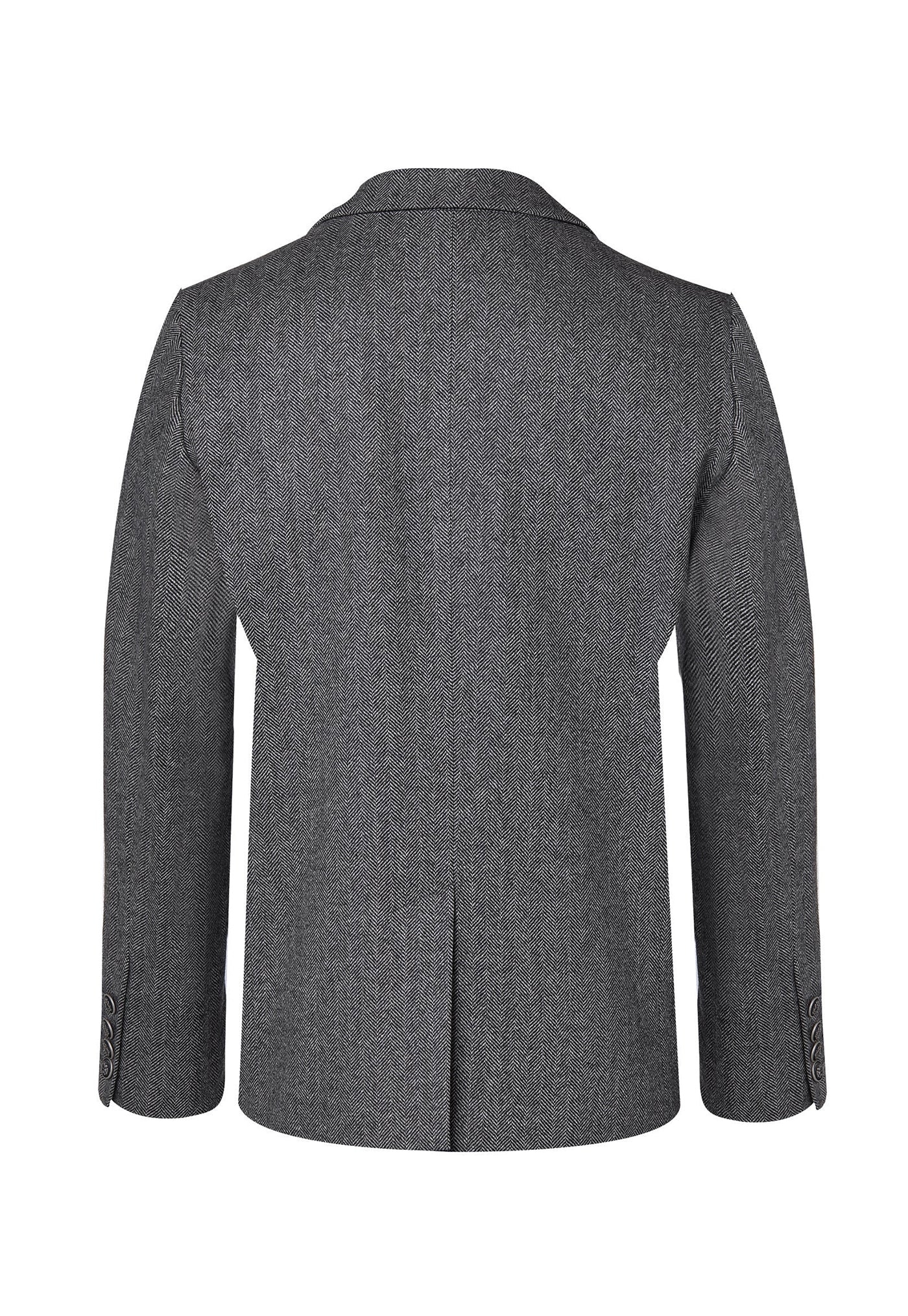 The Single Breasted Blazer - Mono Herringbone