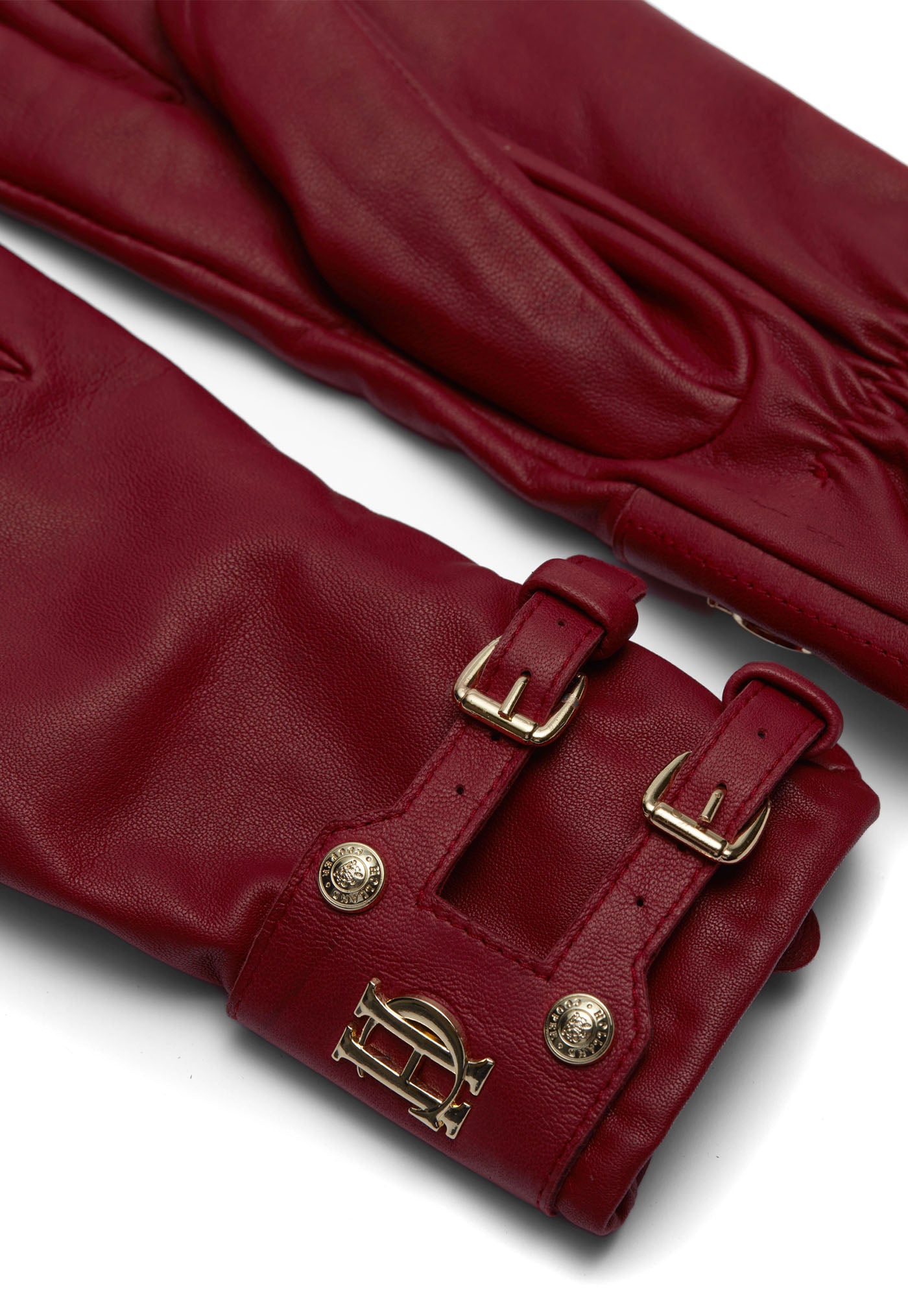 Monogram Leather Gloves - Mulberry