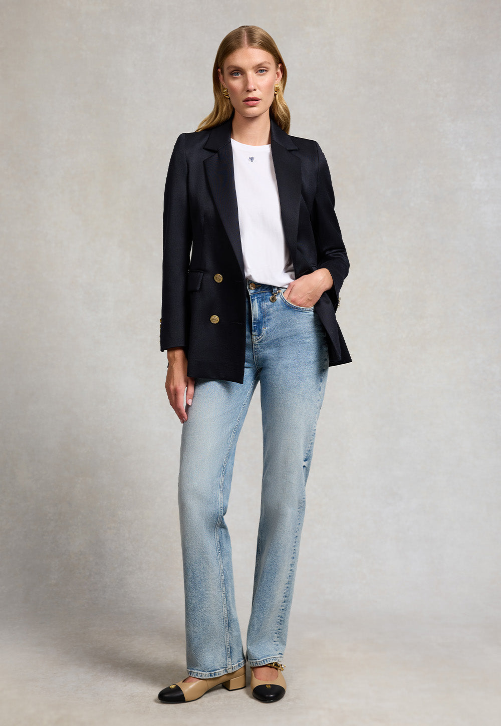 Monogram Tee - White