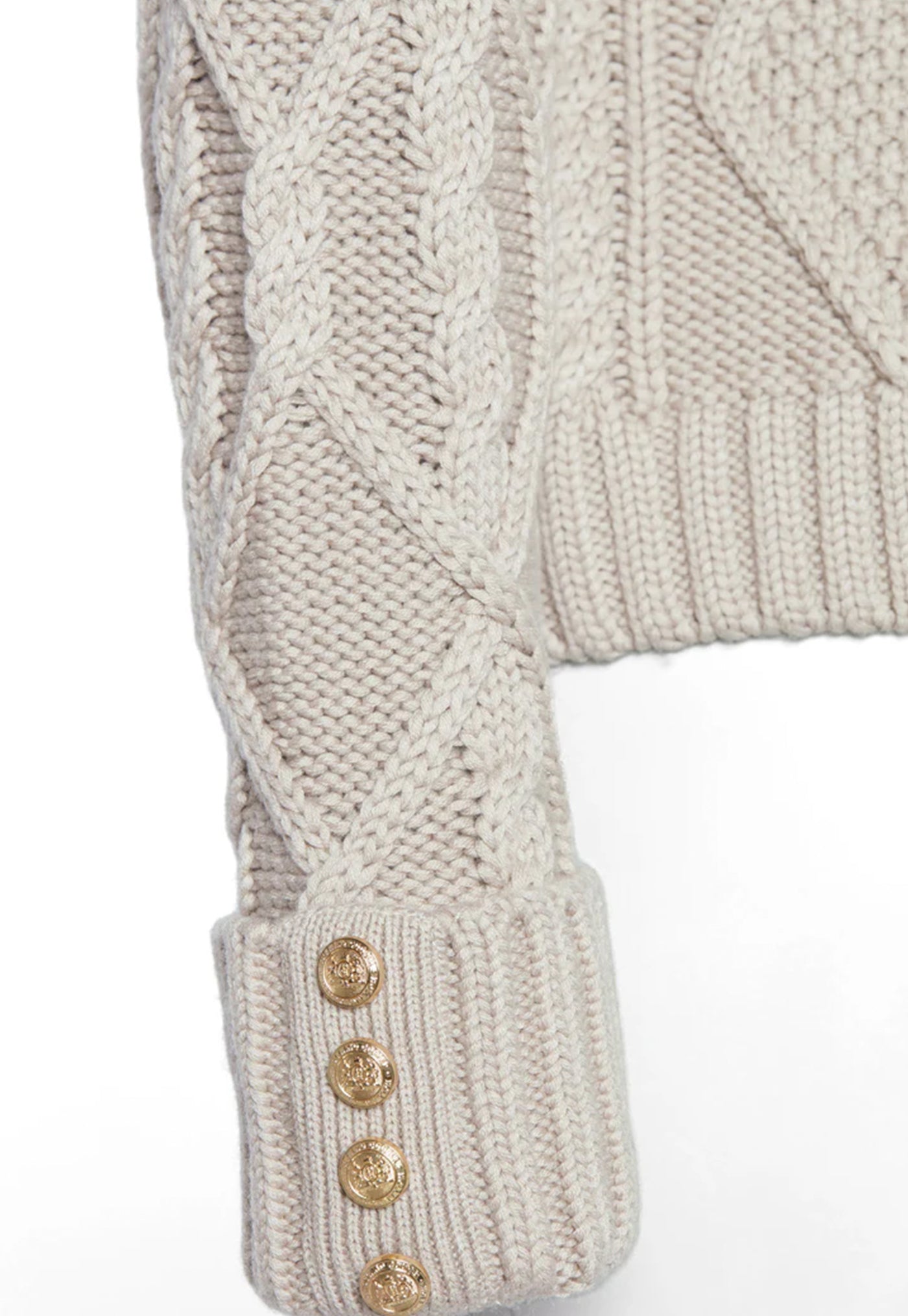 Noveli Cable Knit - Oyster