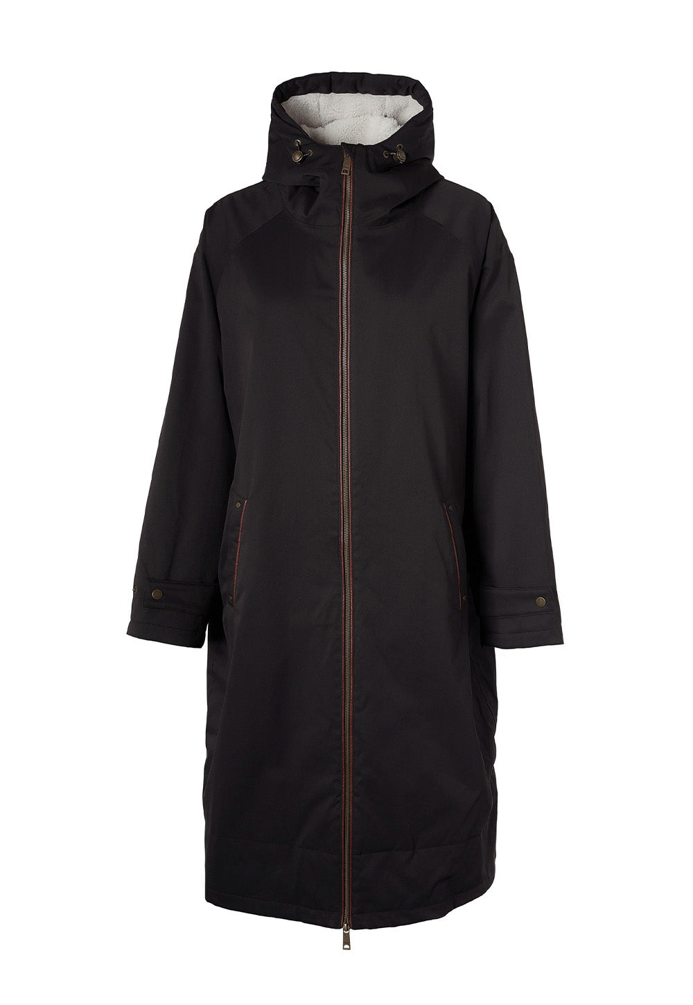 One Size Waterproof Coat - Chocolate