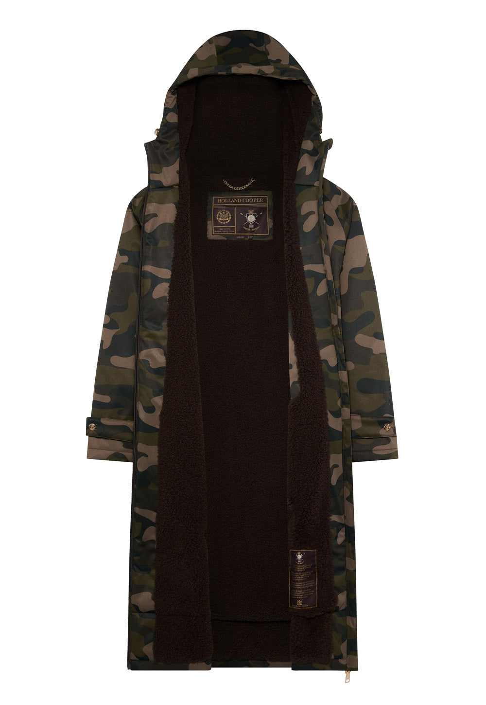 One-Size Lightweight Waterproof Coat - Camo