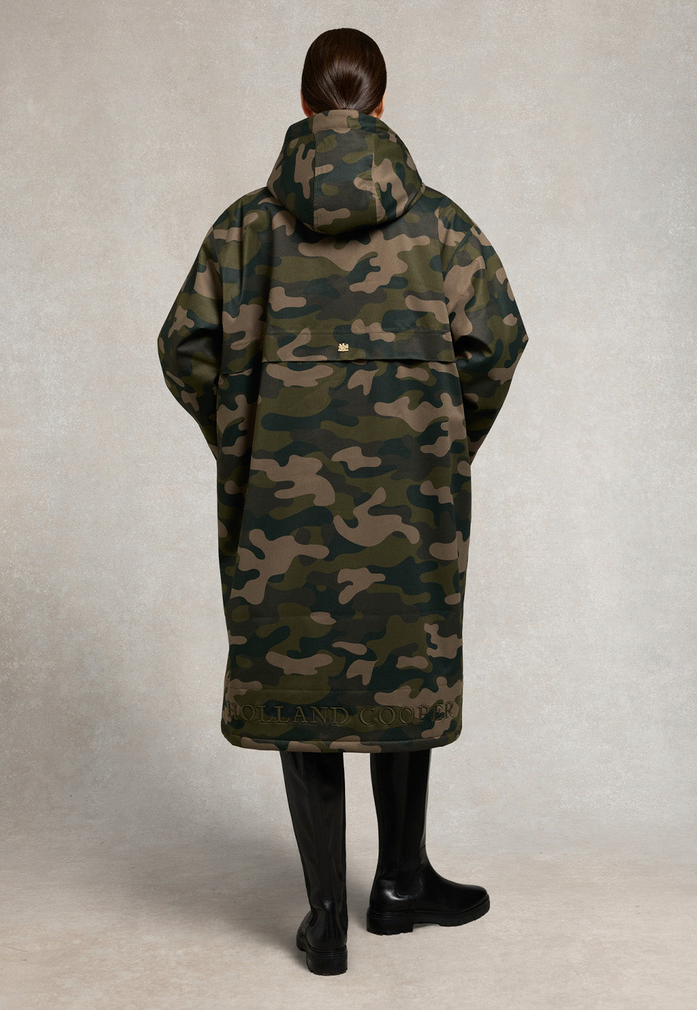 One-Size Lightweight Waterproof Coat - Camo
