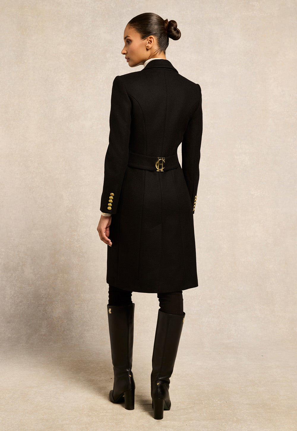 Regency Coat - Soft Black