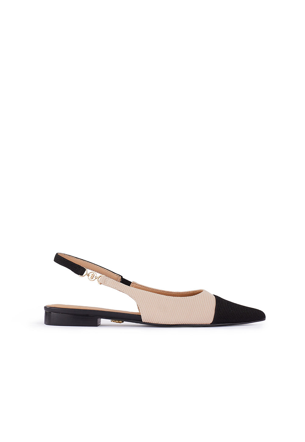 Regency Slingback - Nude Black