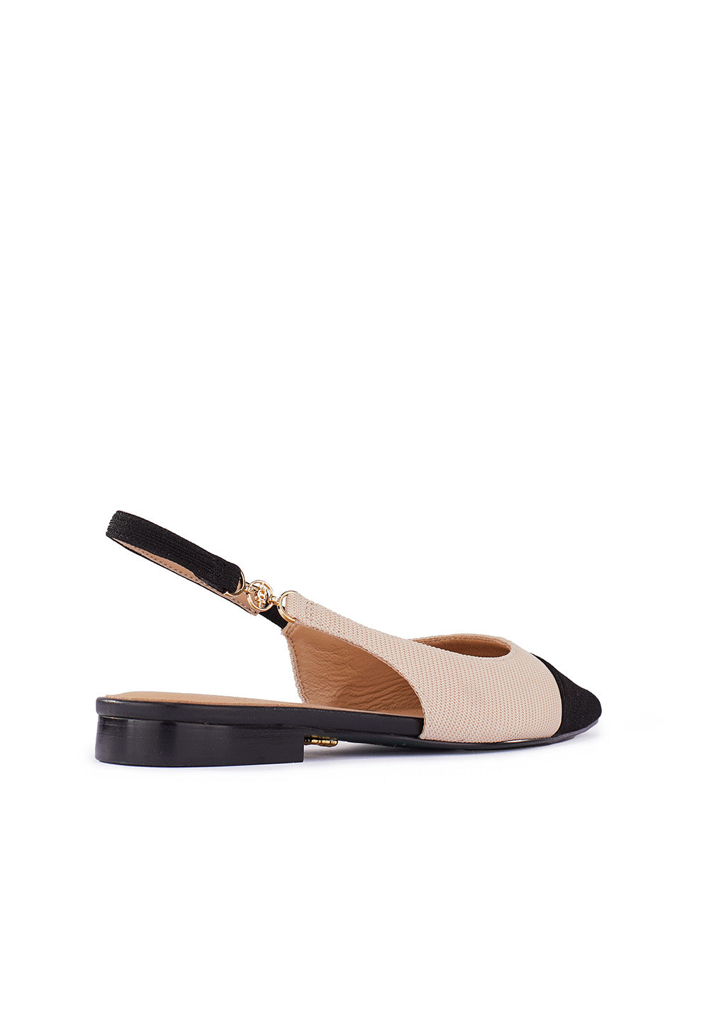 Regency Slingback - Nude Black