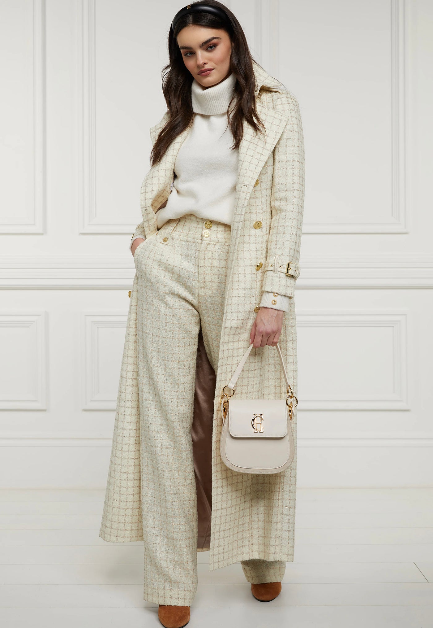 Chelsea Saddle Bag - Cream