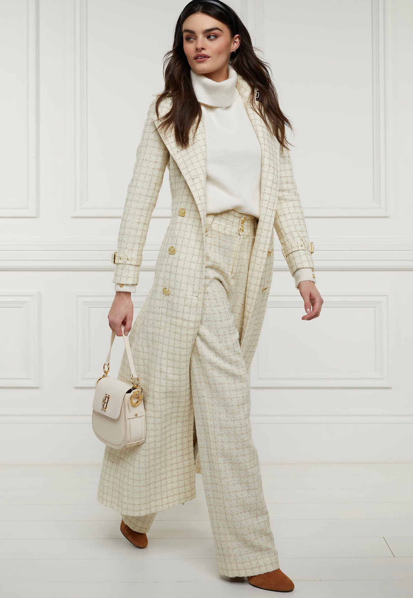 Chelsea Saddle Bag - Cream
