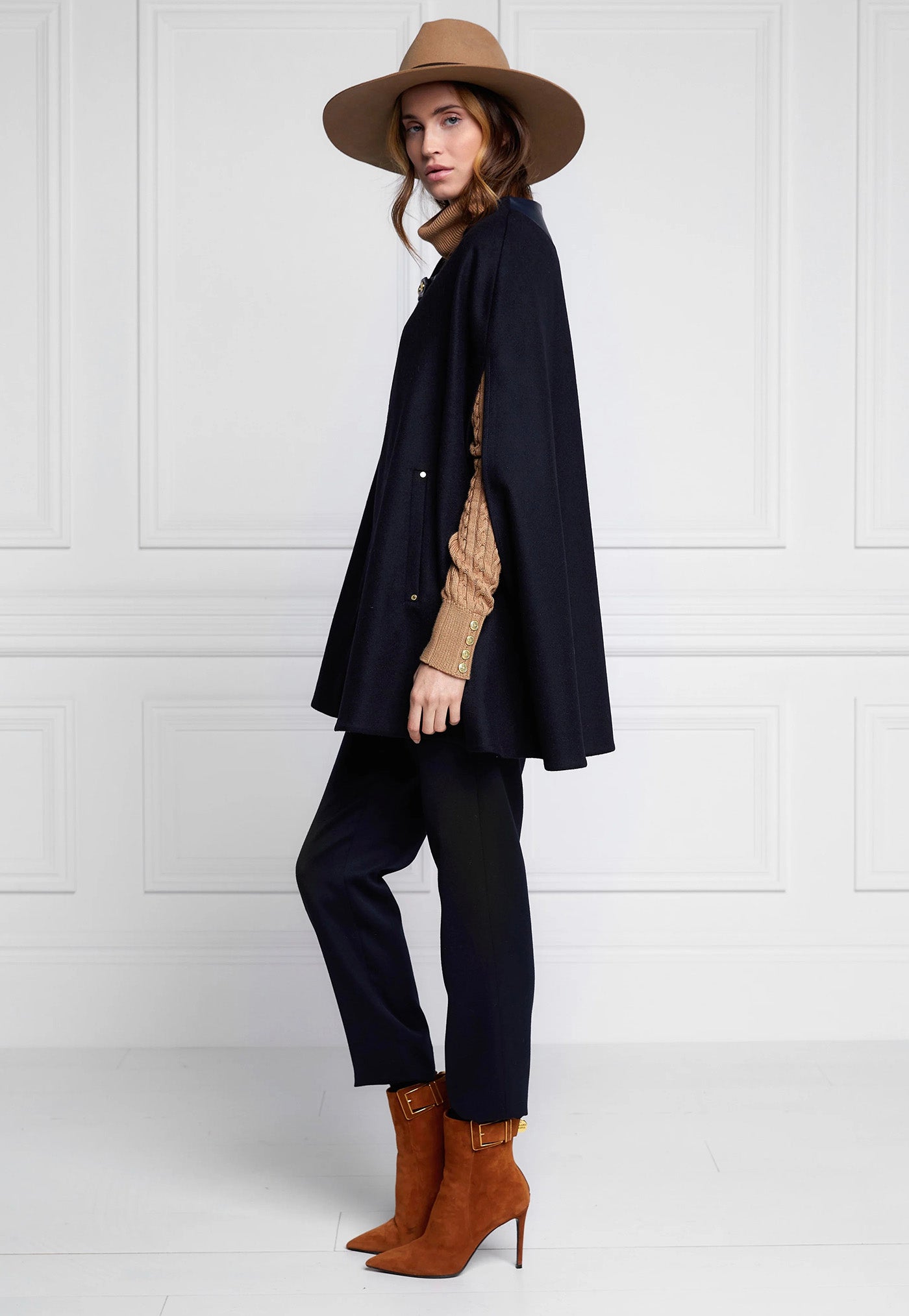 Slim Cape - Soft Navy sold by Angel Divine