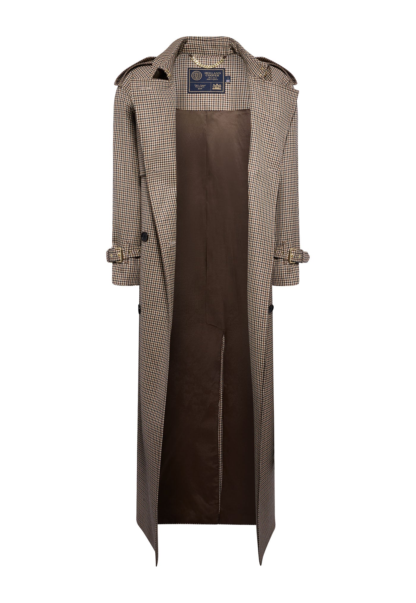 Soho Trench Coat Full Length - Westminster Tweed