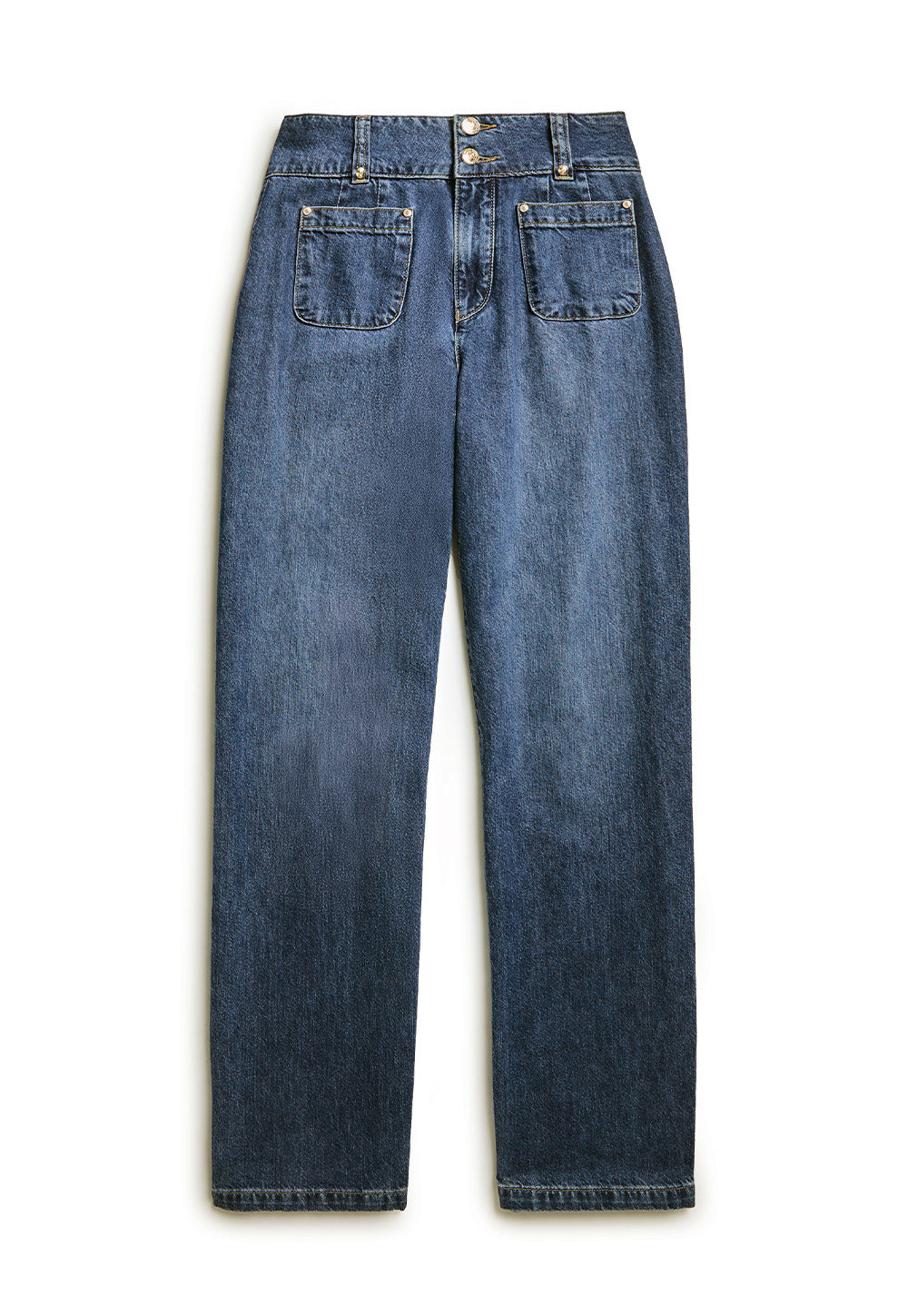 Tiffany Wide Leg Jean - Denim