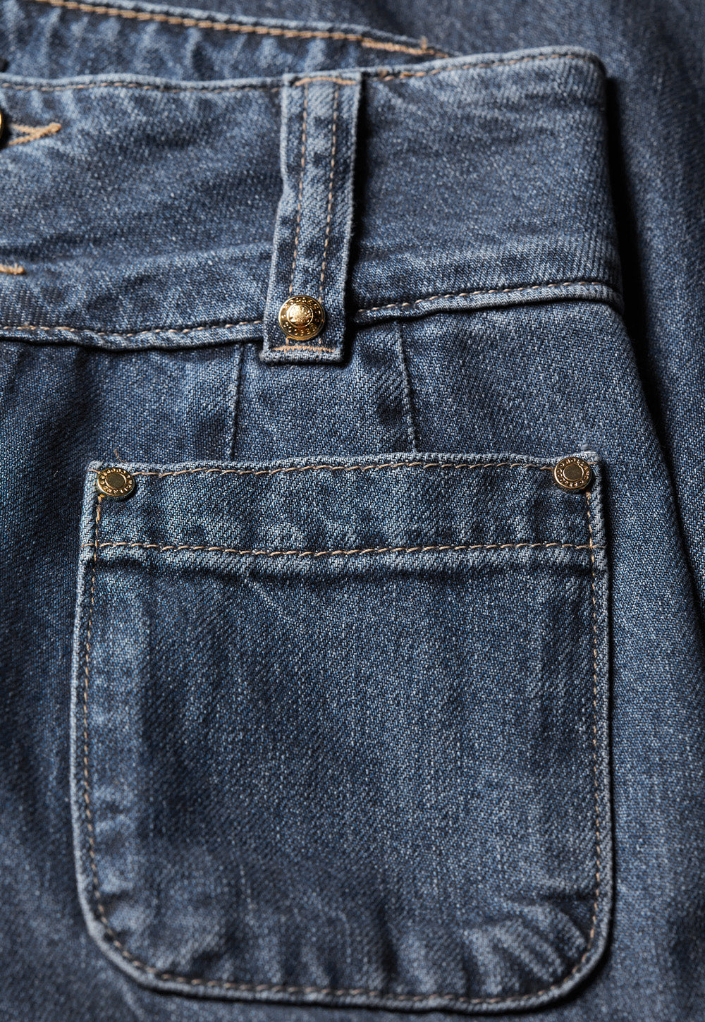 Tiffany Wide Leg Jean - Denim