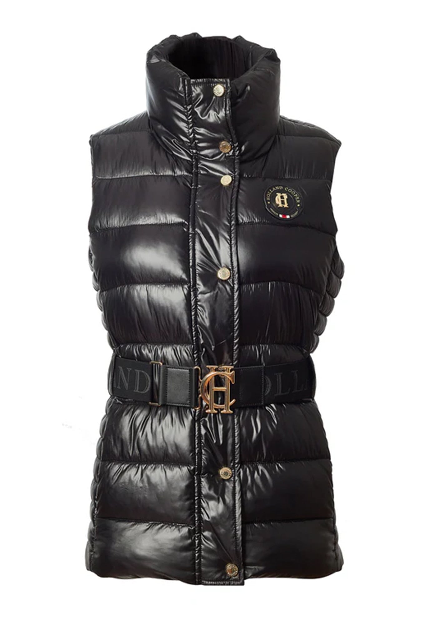 Valais Quilted Gilet - Black