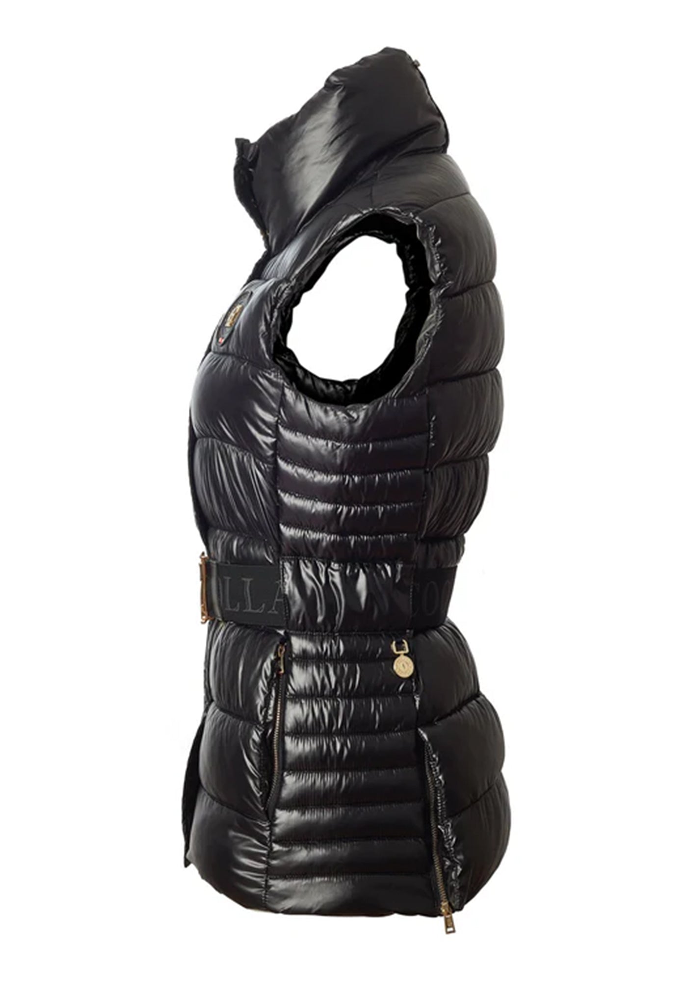 Valais Quilted Gilet - Black
