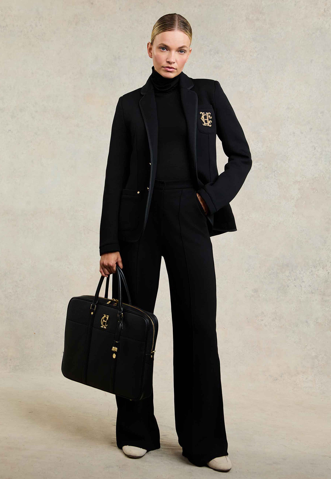 Wide Leg Pant - Black