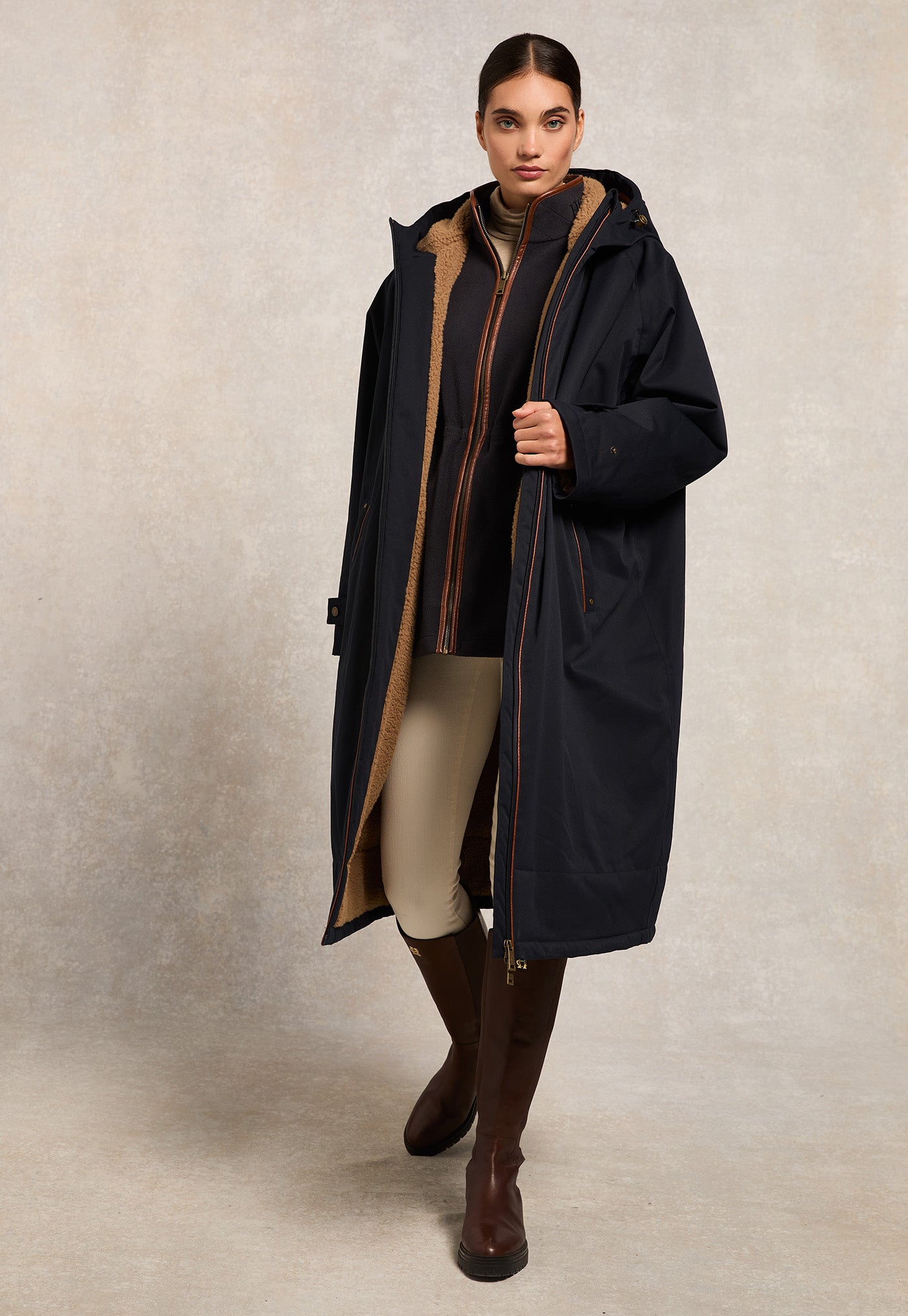 One Size Waterproof Coat - Ink Navy